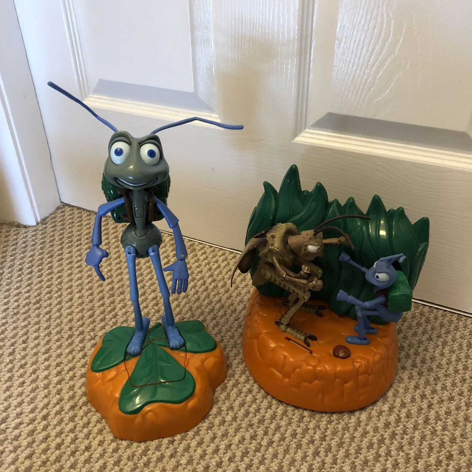 2 x Disney Pixar A Bug's Life Character Flik Electronic Piggy Bank Thinkway Toys, image 2