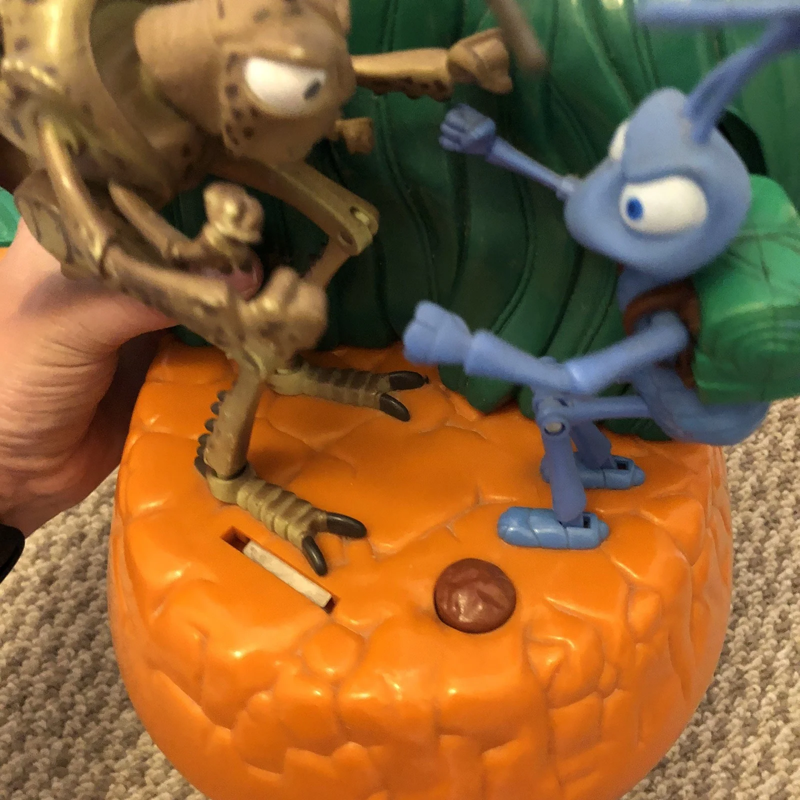 2 x Disney Pixar A Bug's Life Character Flik Electronic Piggy Bank Thinkway Toys, image 4