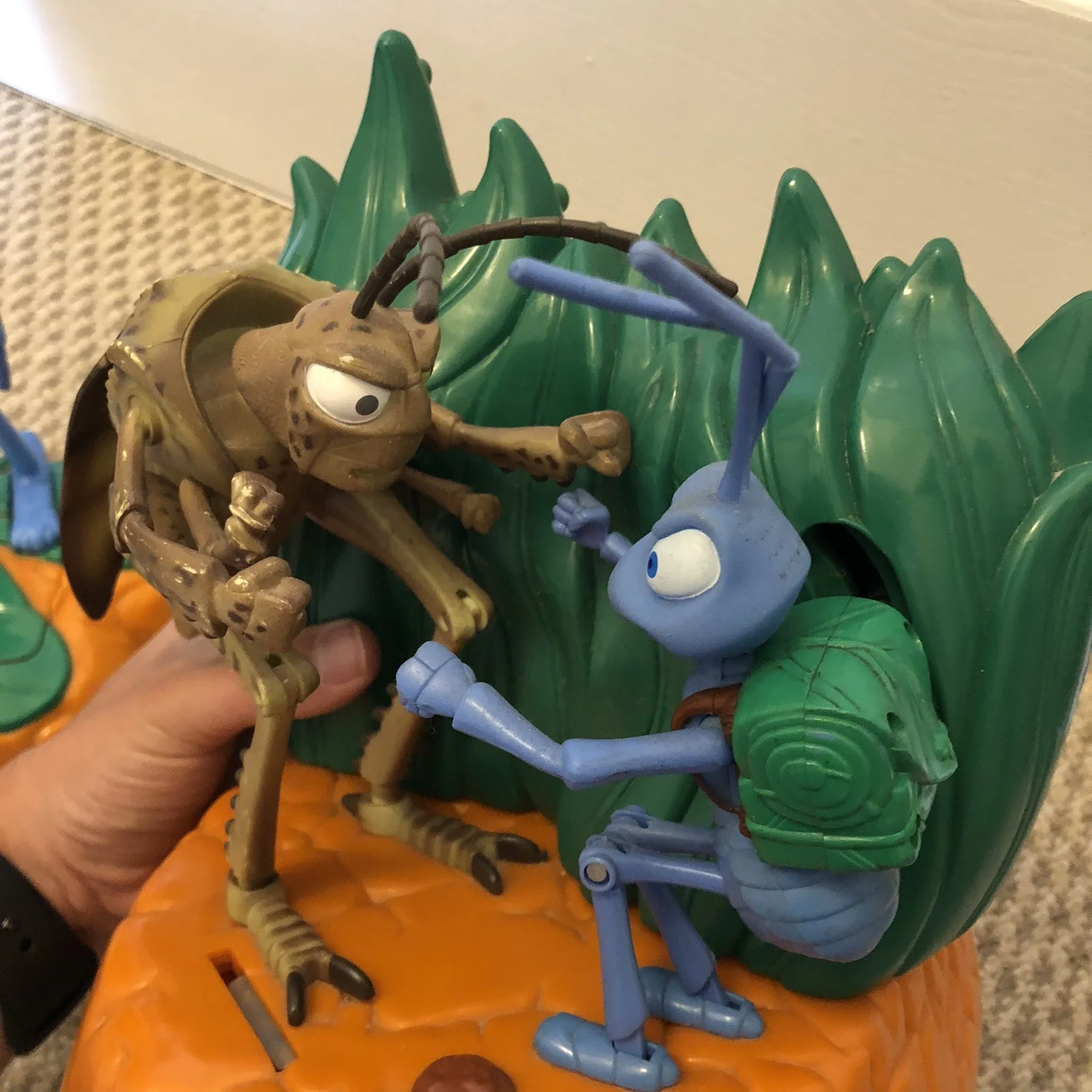 2 x Disney Pixar A Bug's Life Character Flik Electronic Piggy Bank Thinkway Toys, image 5