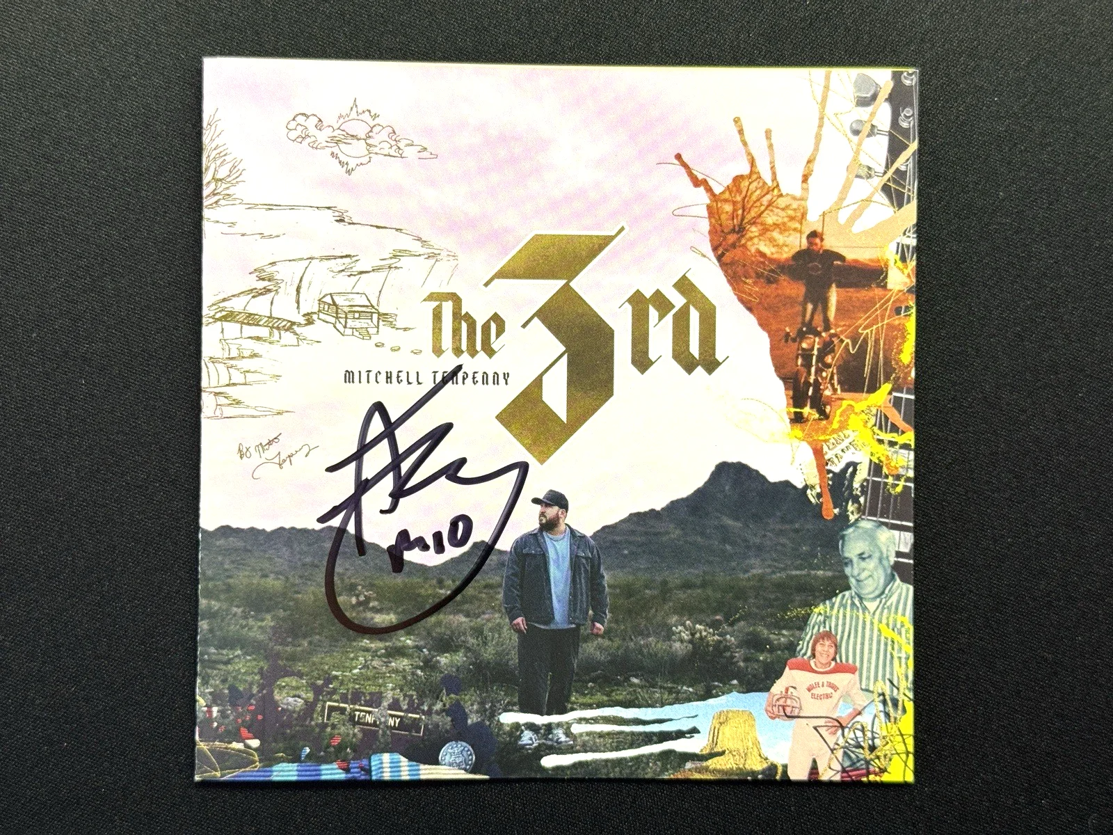 MITCHELL TENPENNY Signed Autograph CD 'The 3rd' Autographed Country Music, image 4