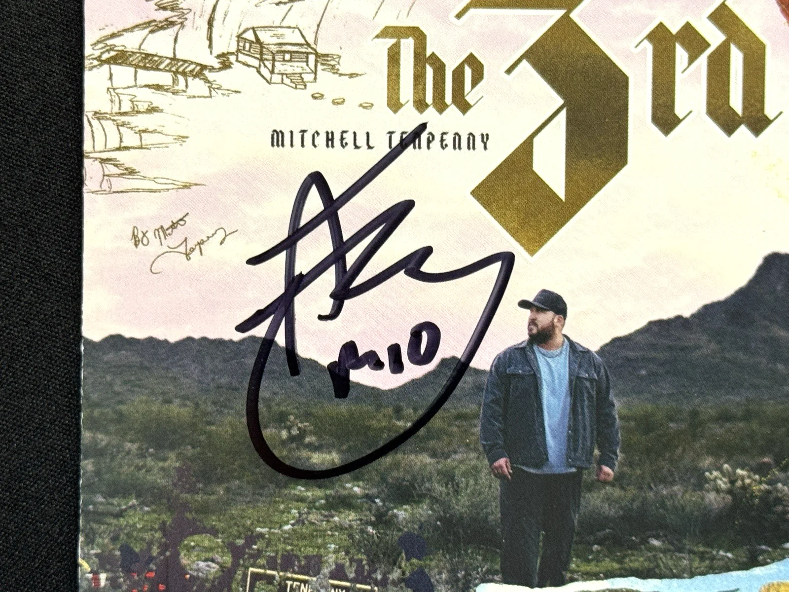 MITCHELL TENPENNY Signed Autograph CD 'The 3rd' Autographed Country Music, image 5
