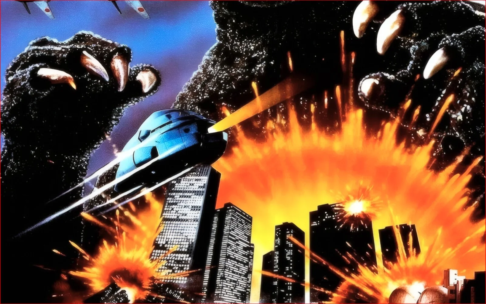 Godzilla 1985 - Sci-Fi Monster Restored 27.2" x 41" US One Sheet Poster, image 5