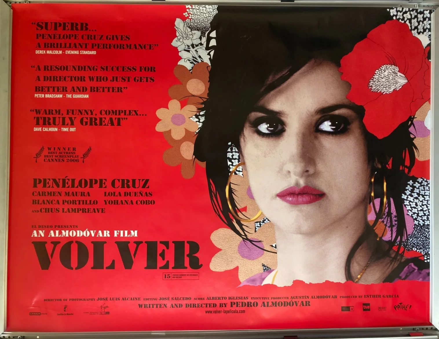 Cinema Poster: VOLVER 2006 (Quad) Penélope Cruz Carmen Maura Pedro Almodóvar, изображение 2