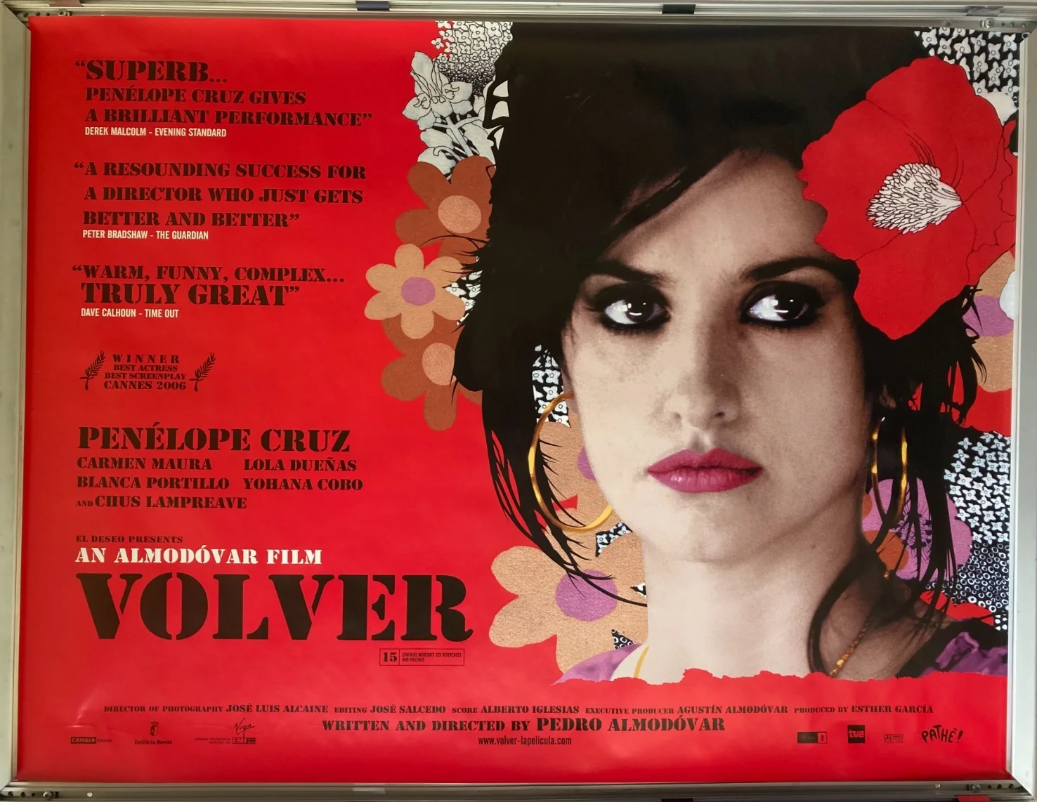 Cinema Poster: VOLVER 2006 (Quad) Penélope Cruz Carmen Maura Pedro Almodóvar, изображение 3