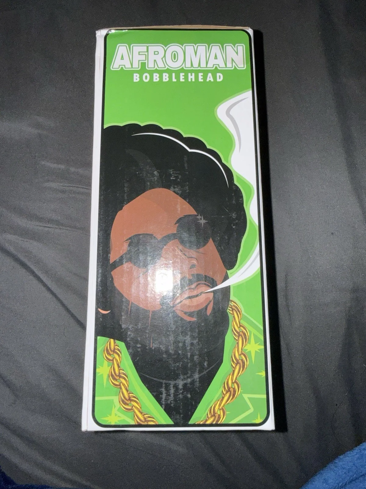 AFROMAN Bobblehead BOXED SIGNED AND UNOPENED - RARE OOP! Because I Got High, image 3