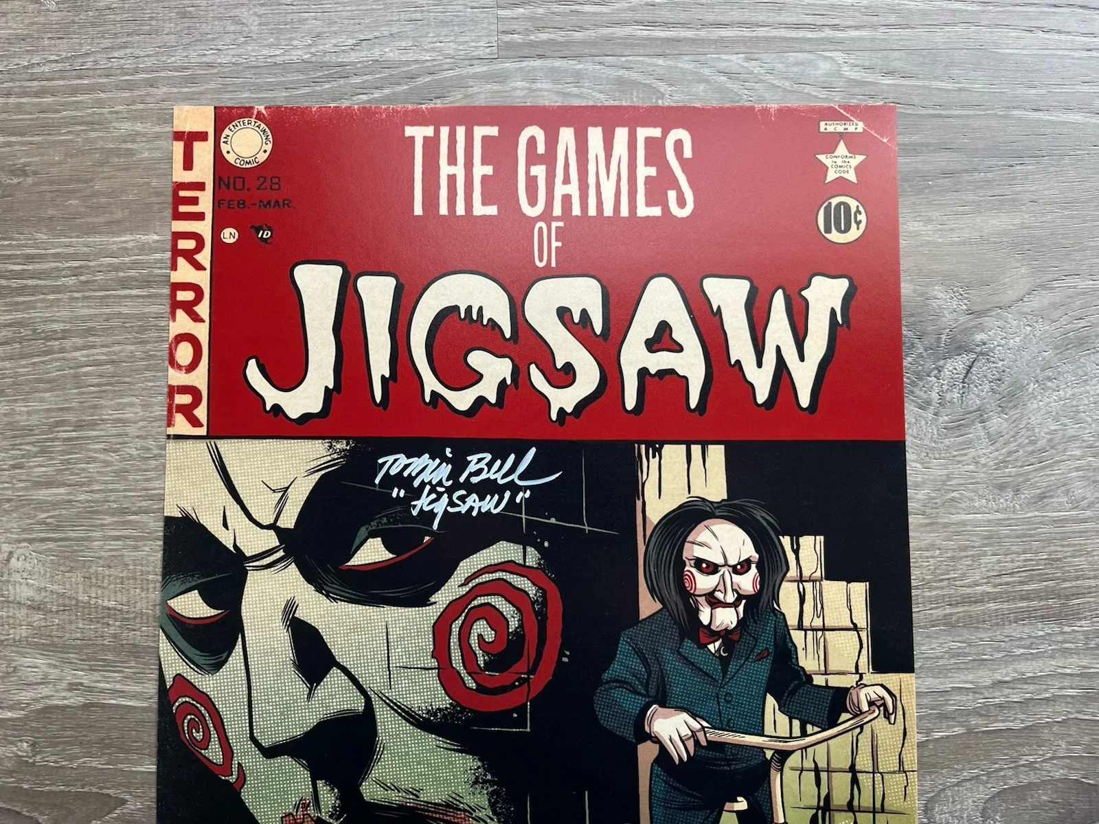 Tobin Bell — Tobin Bell Signed SAW 11x14 Photo DPO COA Jigsaw John Kramer Horror, изображение 3