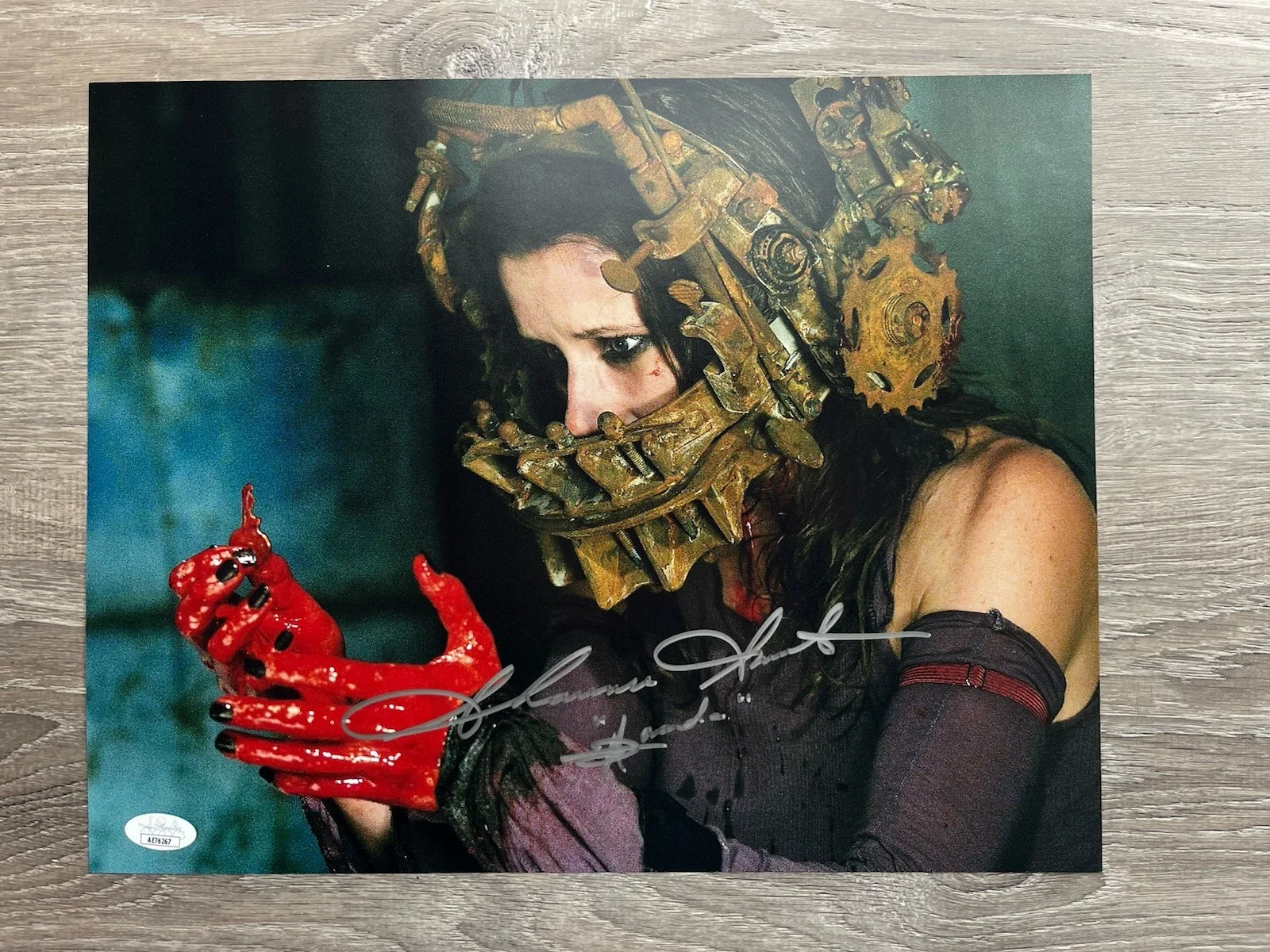 Shawnee Smith — Shawnee Smith Signed SAW 11x14 Photo JSA COA Amanda Young Horror, изображение 2