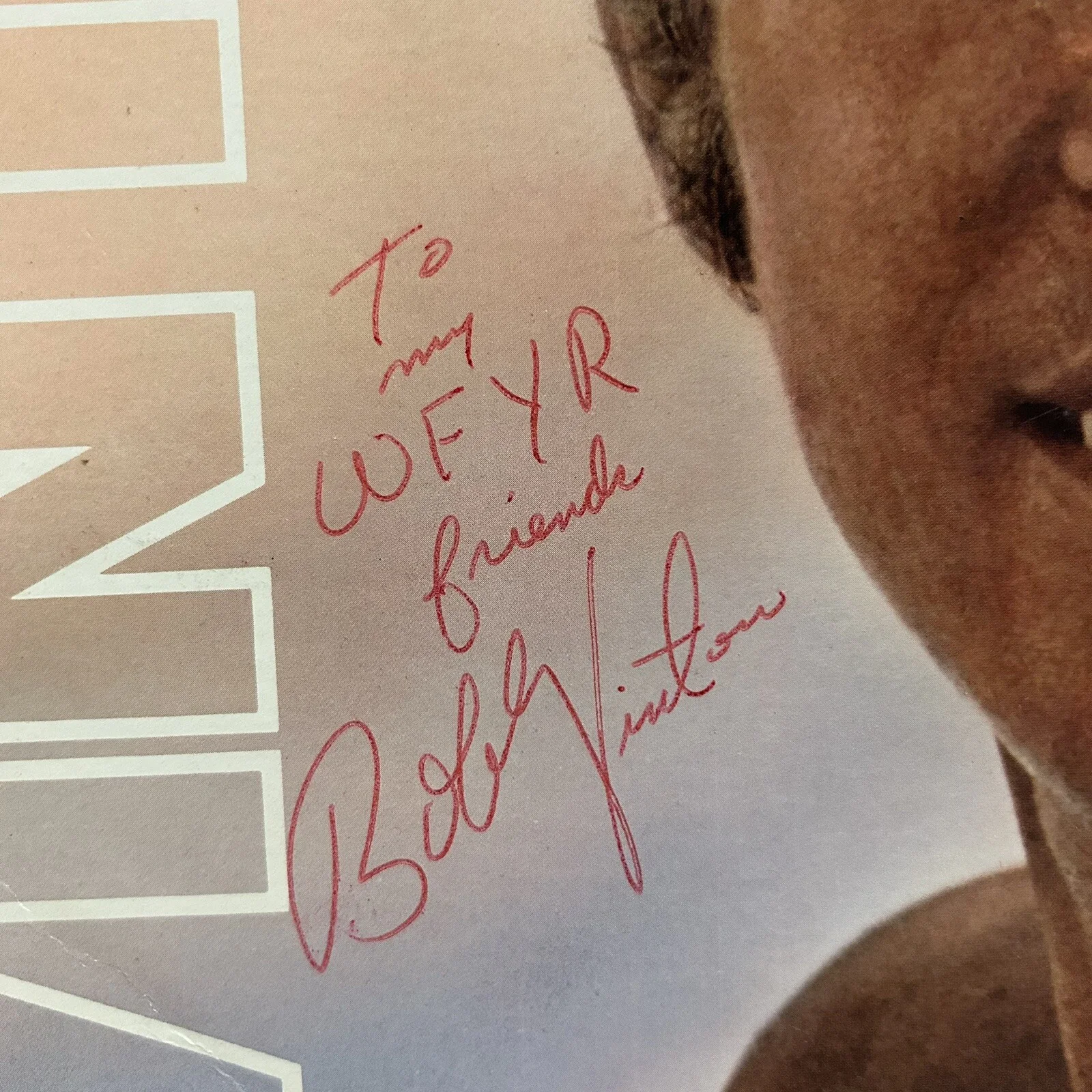 Bobby Vinton Auto Autograph Signed Encore Vinyl Record, image 2