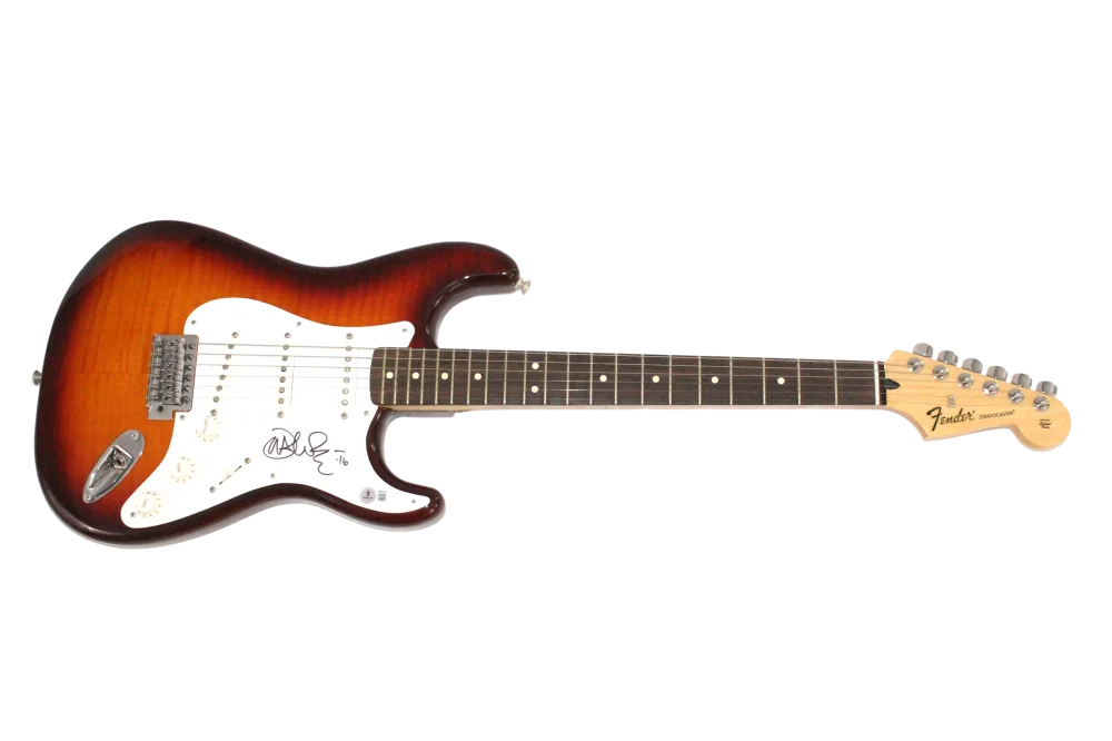 John Mayer — John Mayer Signed Autograph Fender Guitar w/ Vintage Full Signature Beckett COA, изображение 2
