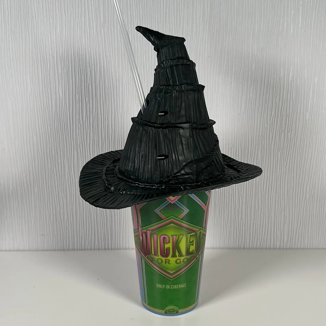 Wicked For Good Cinema Promo Cup And Light Up Popcorn Bucket Collectible NEW, изображение 2