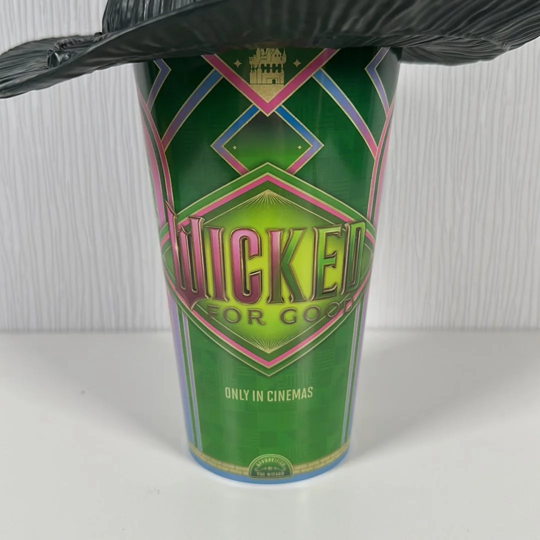 Wicked For Good Cinema Promo Cup And Light Up Popcorn Bucket Collectible NEW, изображение 4