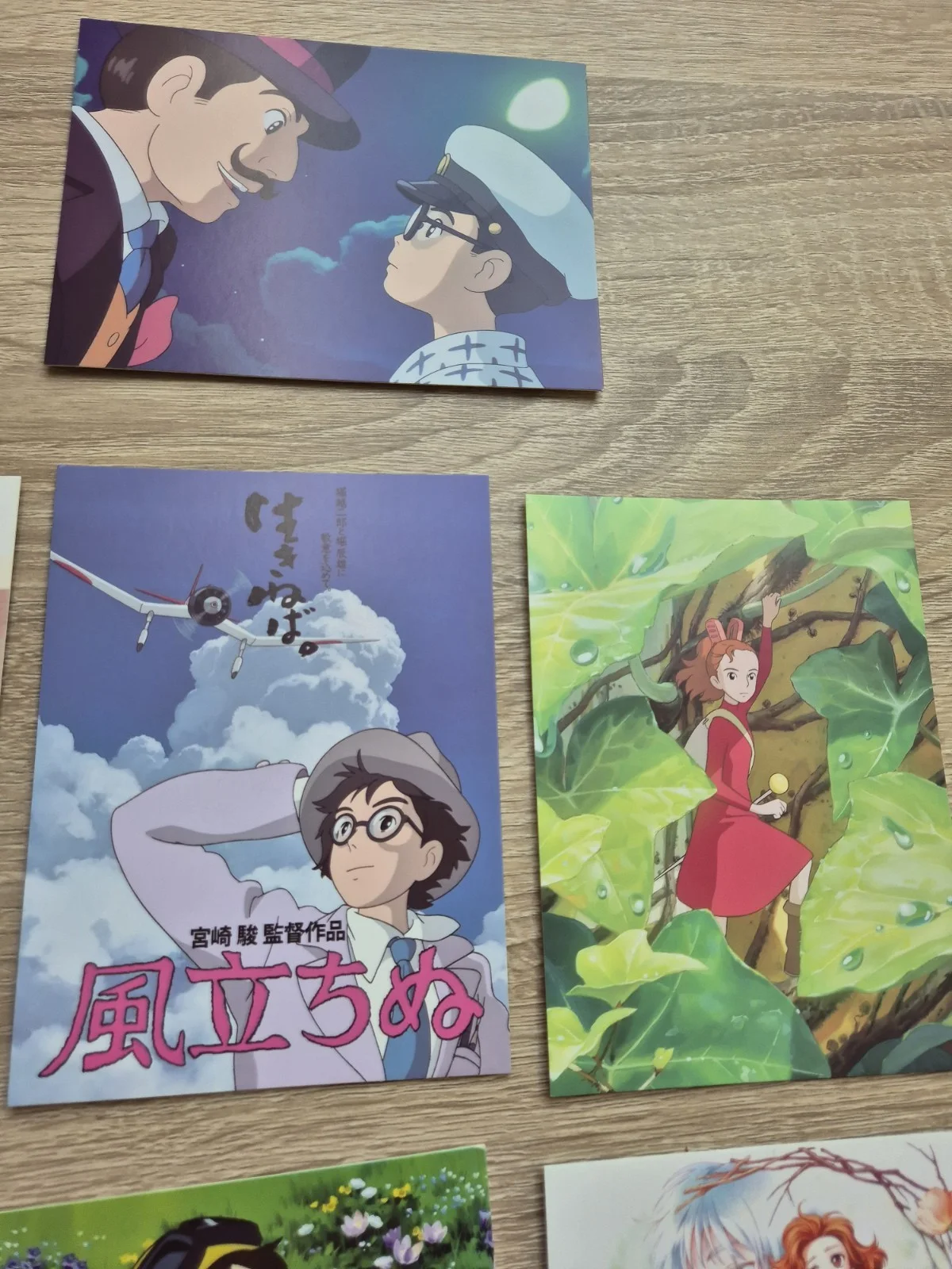 STUDIO GHIBLI The Wind Rises Postcard set. 28 cards. Japan art artworks., изображение 5