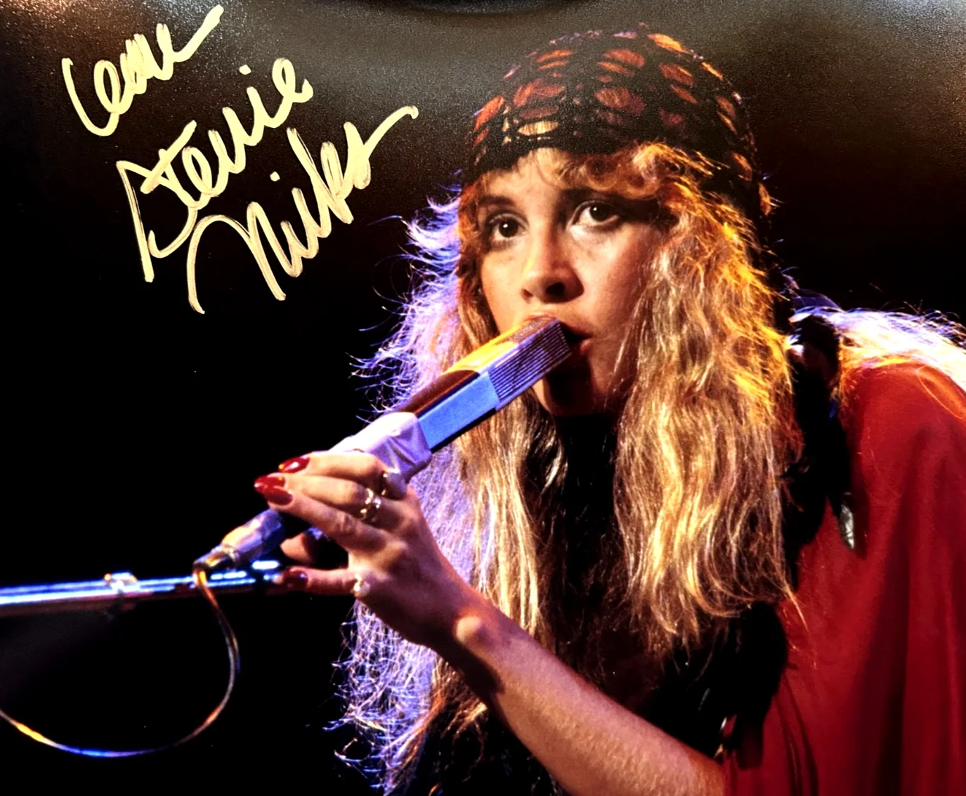 STEVIE NICKS Signed [FLEETWOOD MAC] 8x10" Authentic Autograph GENUINE w/COA, image 3