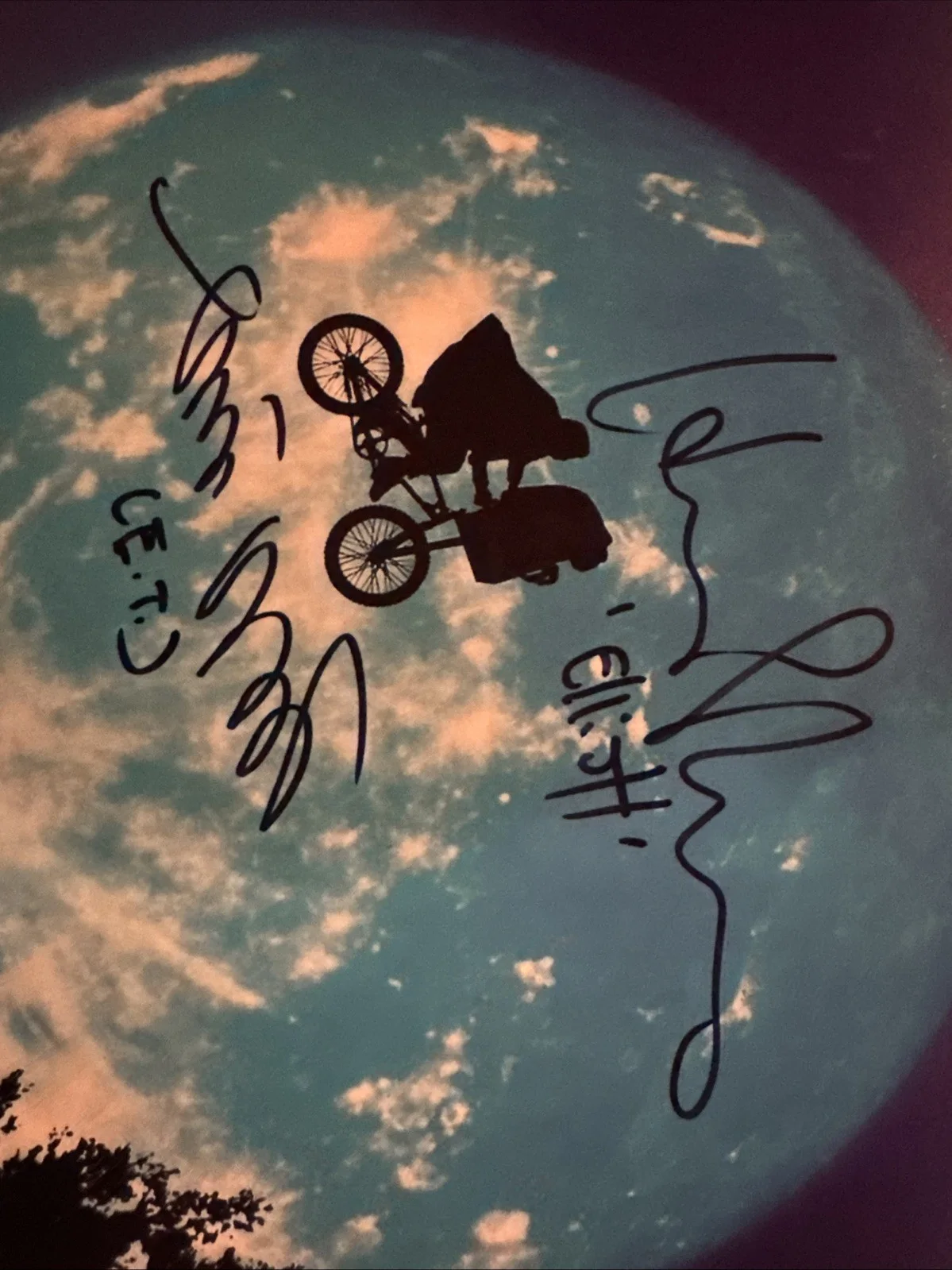 Henry Thomas and Matthew Demerit Signed E.T. 11x17 Poster JSA Authenticated, image 2
