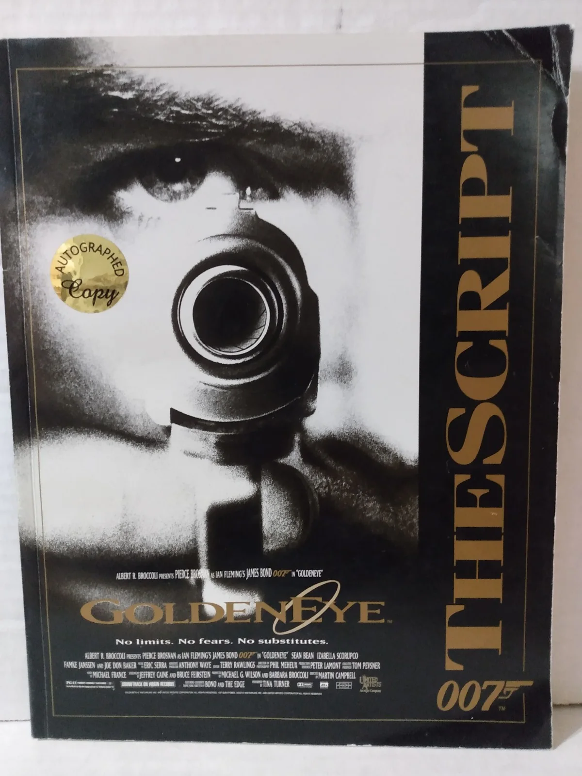 James Bond Signed Brosnan Janssen Scorupco Script 007, image 2