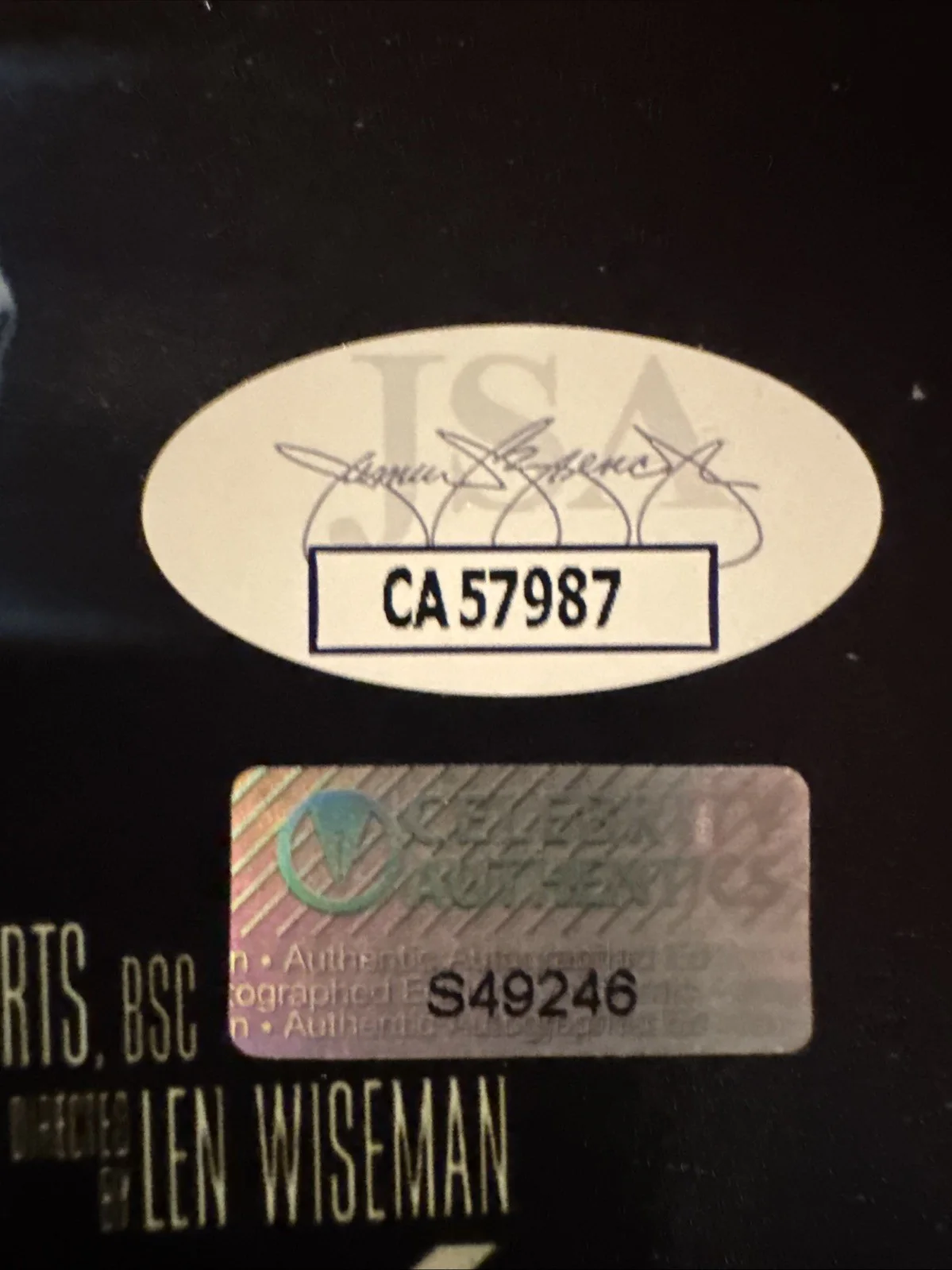 Kate Beckinsale Signed 11x17 Underworlds Poster With Inscriptions JSA/CA LOA, изображение 3