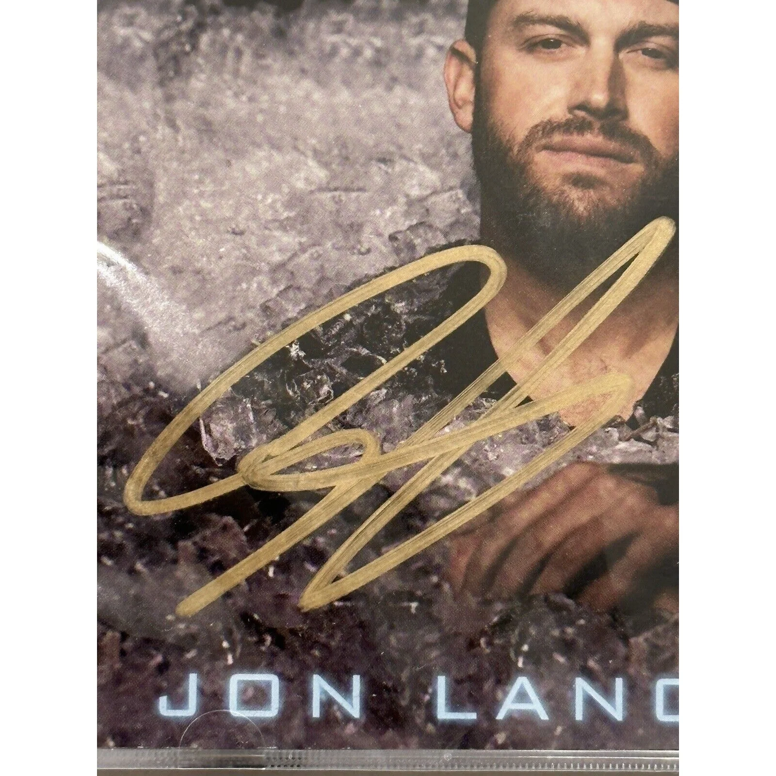 JON LANGSTON Signed Autograph "HEART ON ICE" CD Country Music 2023, изображение 5