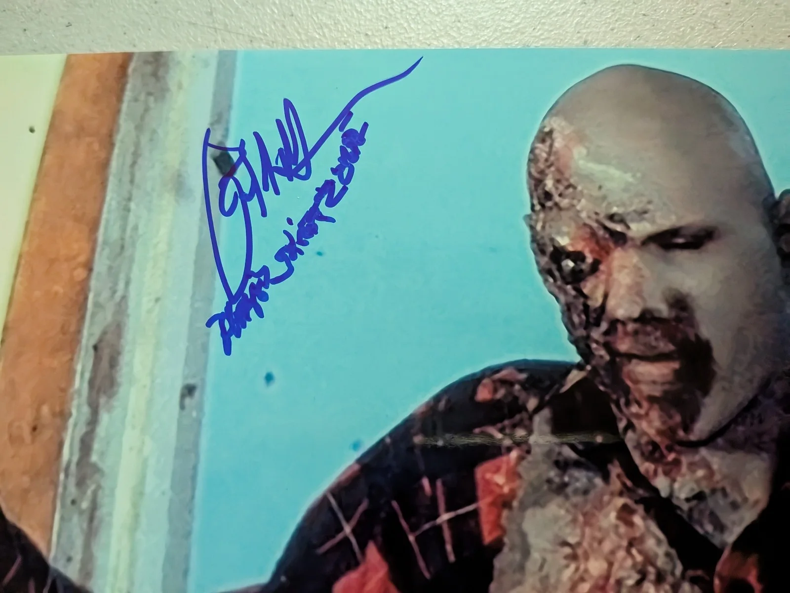 PaulMusser — Paul Musser Signed Dawn of the Dead 8x10 Photo Plaid Shirt Zombie Auto JSA COA C, изображение 2