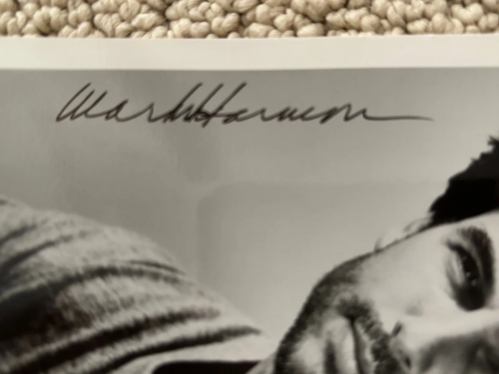Mark Harmon — Mark Harmon – Signed (5” x 7”) Autographed Black & White Photo, image 2