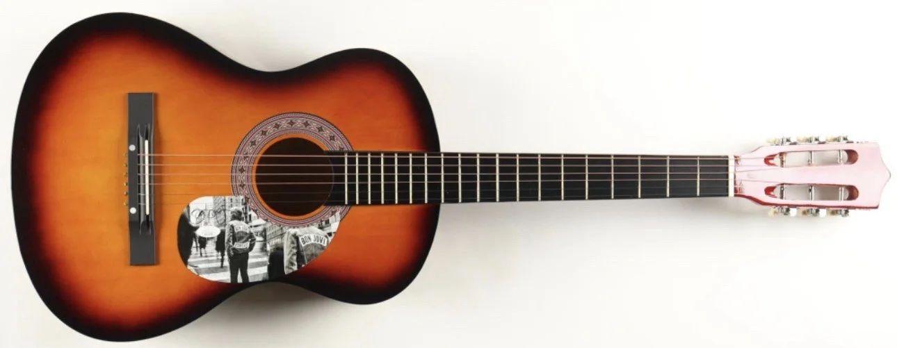 Jon Bon Jovi Signed 38" Acoustic Guitar (JSA), image 4
