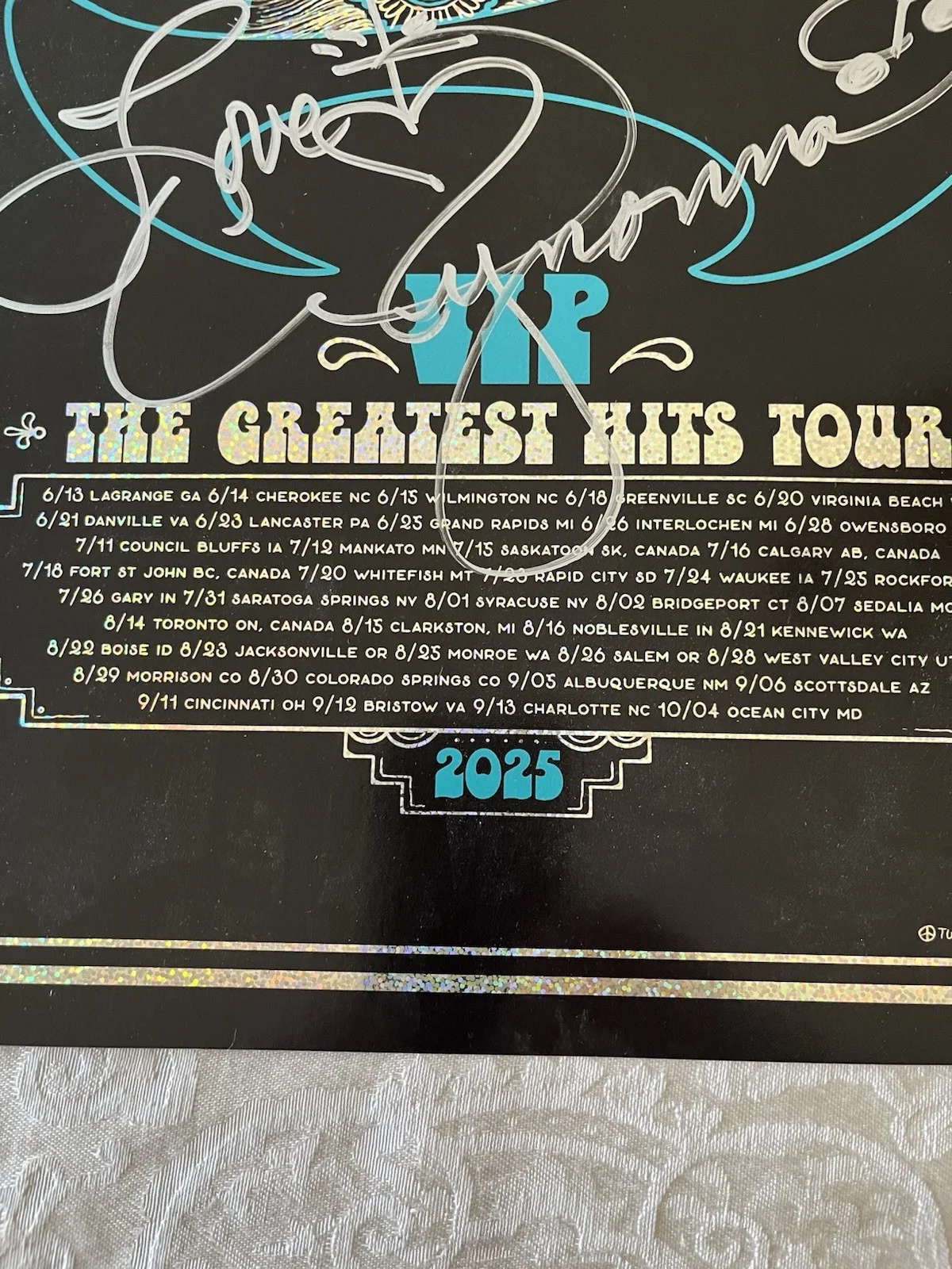 Signed Wynonna Judd 2025 Greatest Hits Concert Tour, image 5
