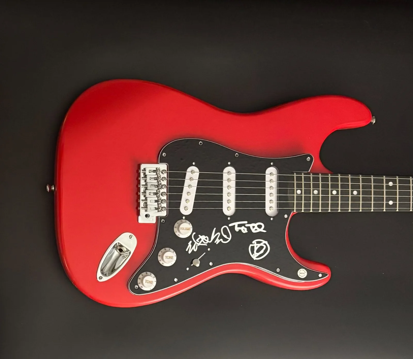 GFA Dustin Kensure x3 Band * THRICE * Signed Electric Guitar PROOF COA, изображение 5