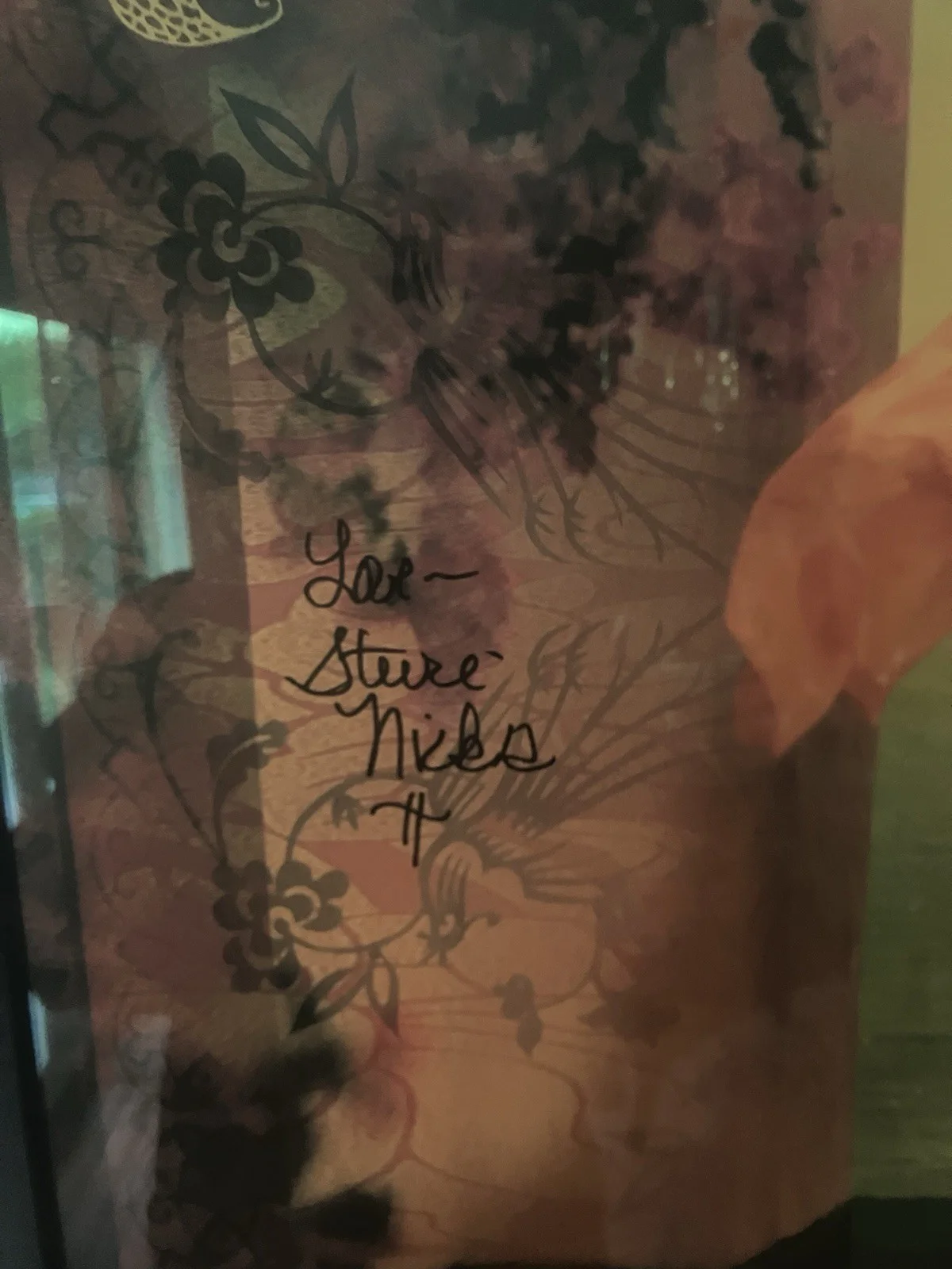 STEVIE NICKS FLEETWOOD MAC RARE SIGNED AUTOGRAPHED TROUBLE IN SHANGRI-LA JSA LOA, изображение 2