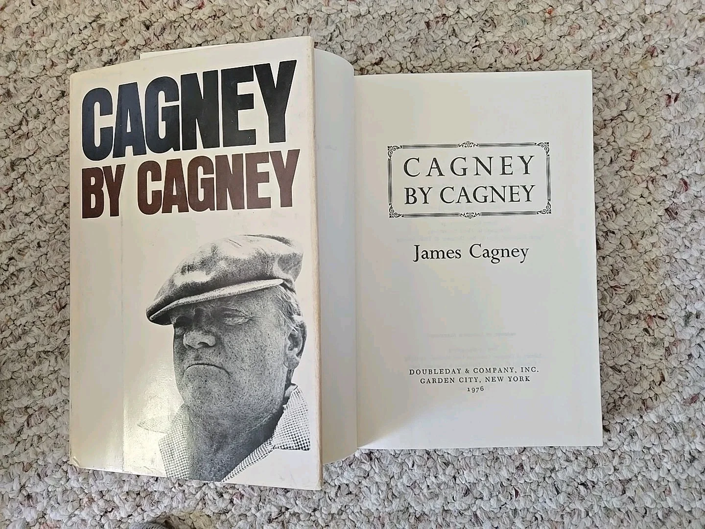 James Cagney ' Film-Stage-TV ' Signed Art Post Card ! And Book!. Rare!, изображение 3