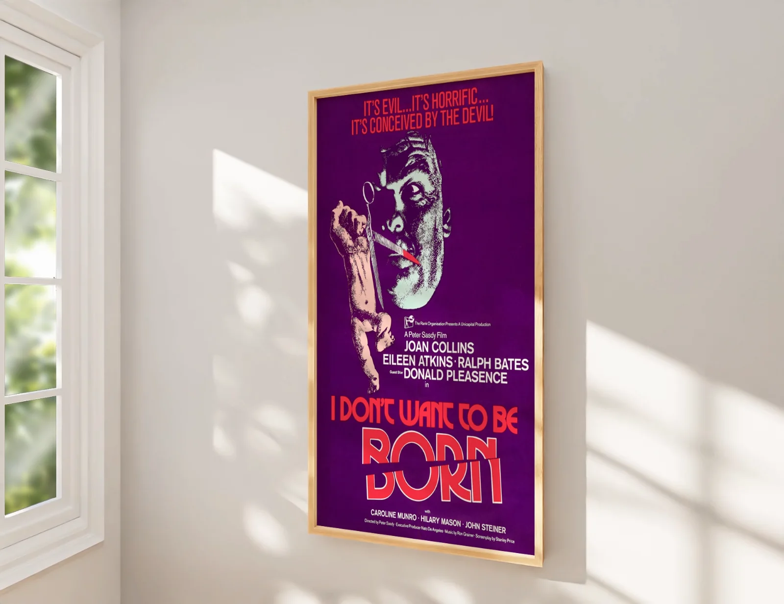 I Don't Want to Be Born - 1975 Horror Drama Restored 27.2" x 41" US One Sheet, изображение 2