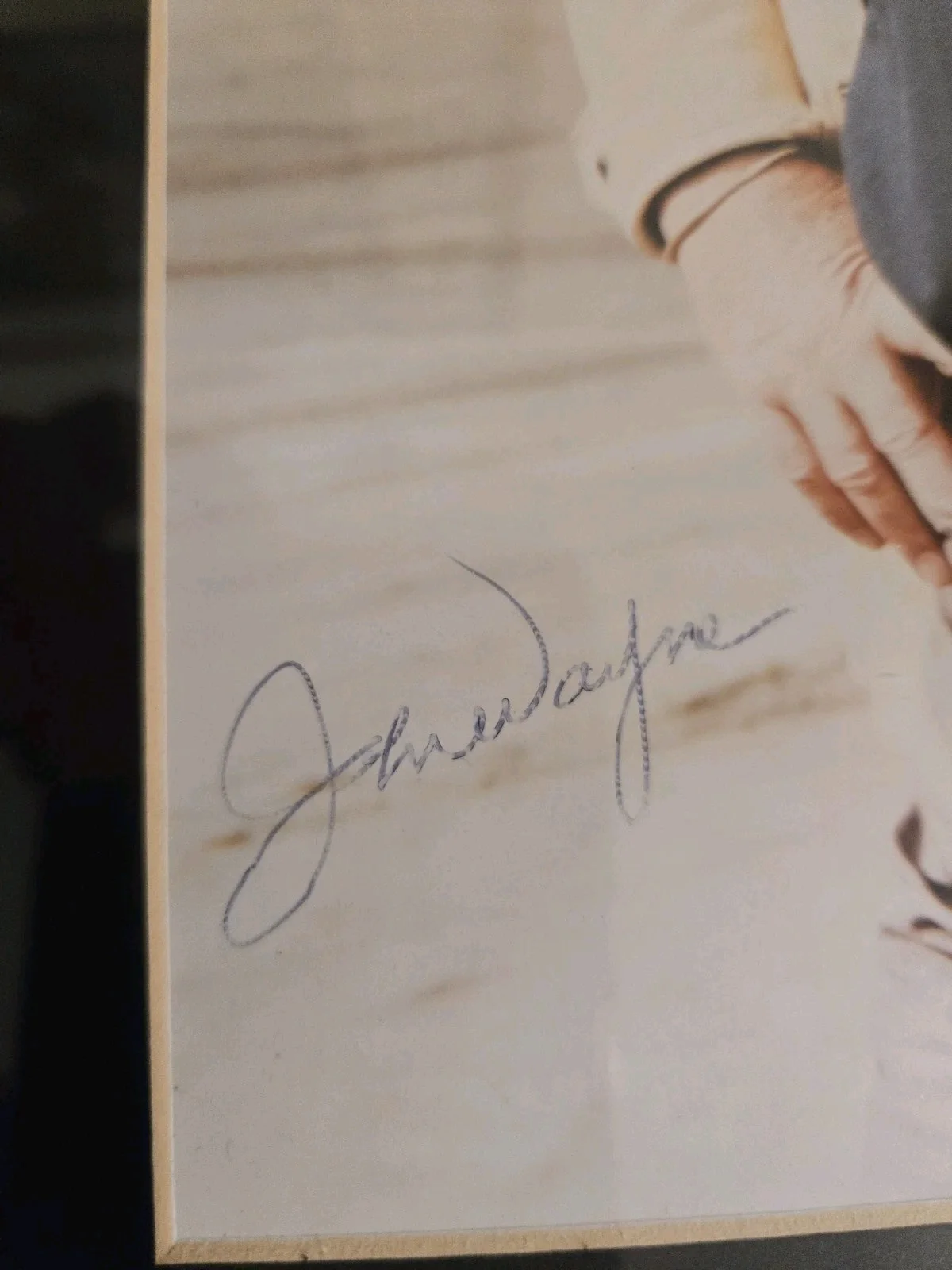 John Wayne Autographed Framed Photo W Coa, image 2