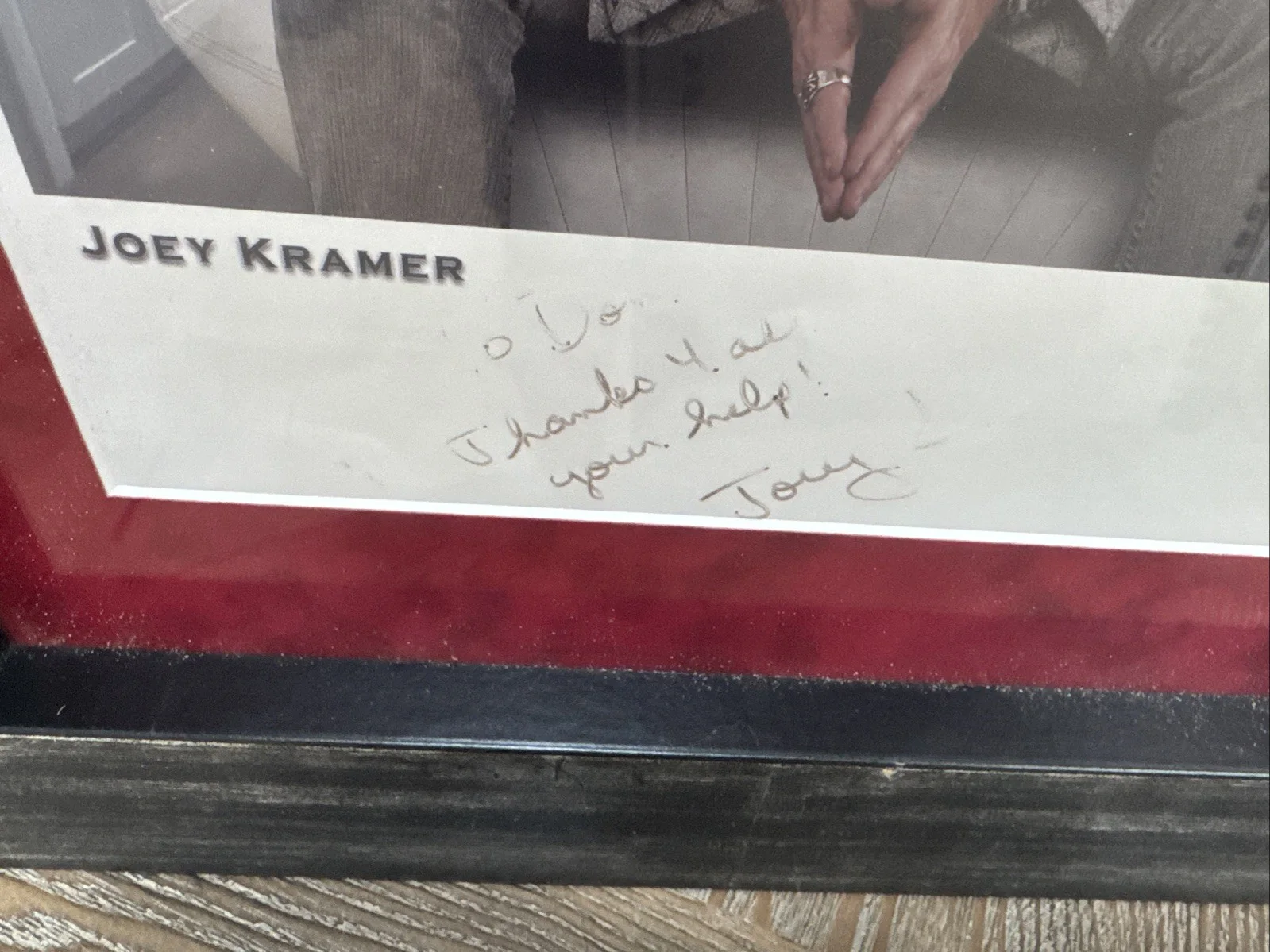 Joey Kramer Founding Drummer For Aerosmith Signed To Mr Don Bronstein., image 2