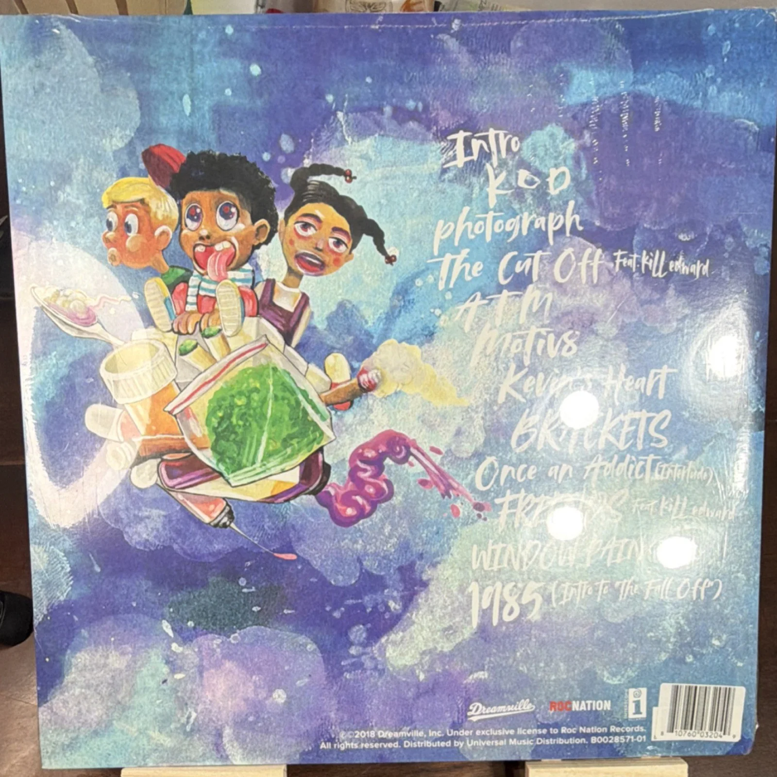 J. Cole KOD Autographed Vinyl Album Dreamville Roc Nation B0028571-01/Minor Tear, изображение 2