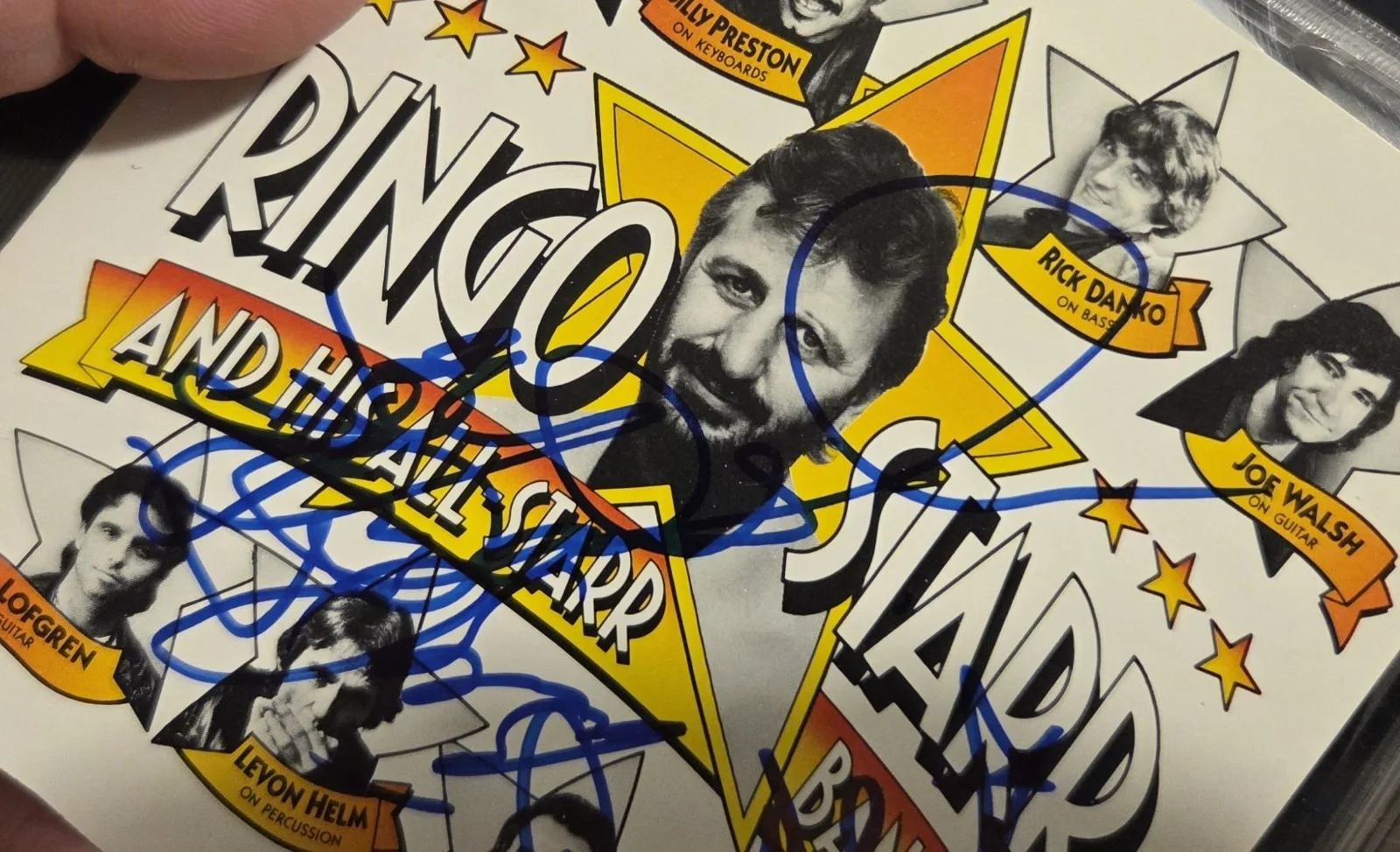Ringo Starr Signed All Star Band Autograph COA Joe Walsh Dr John, image 3