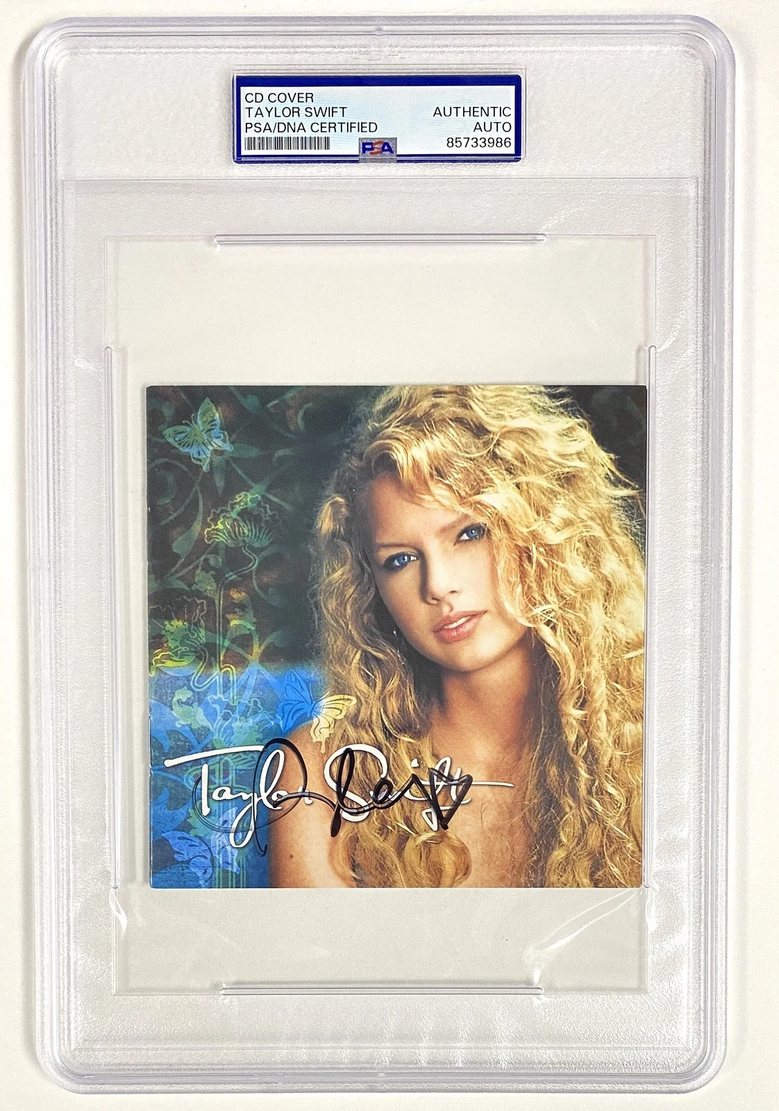 Taylor Swift Signed Debut Album CD Cover - PSA, image 2