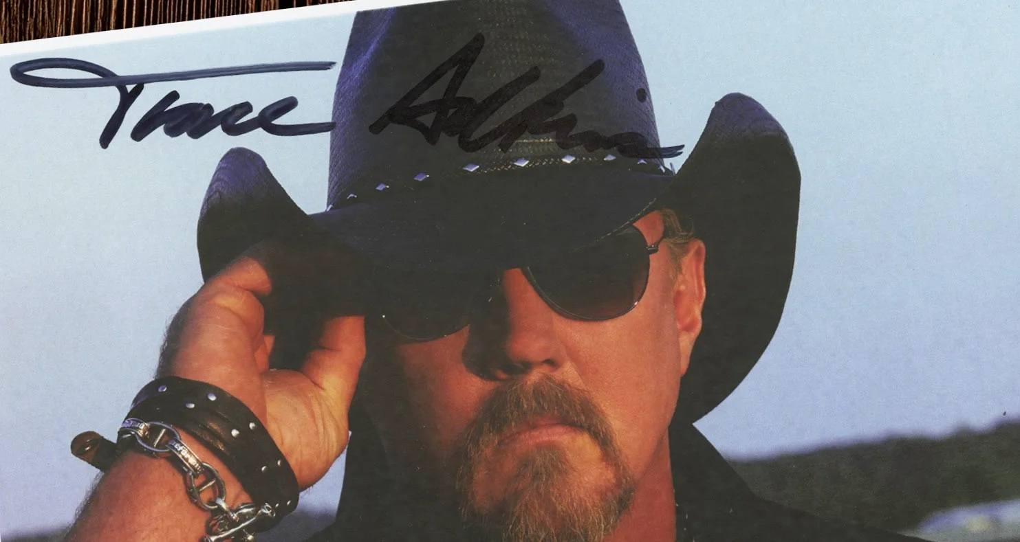 Trace Adkins autographed gig poster, изображение 2