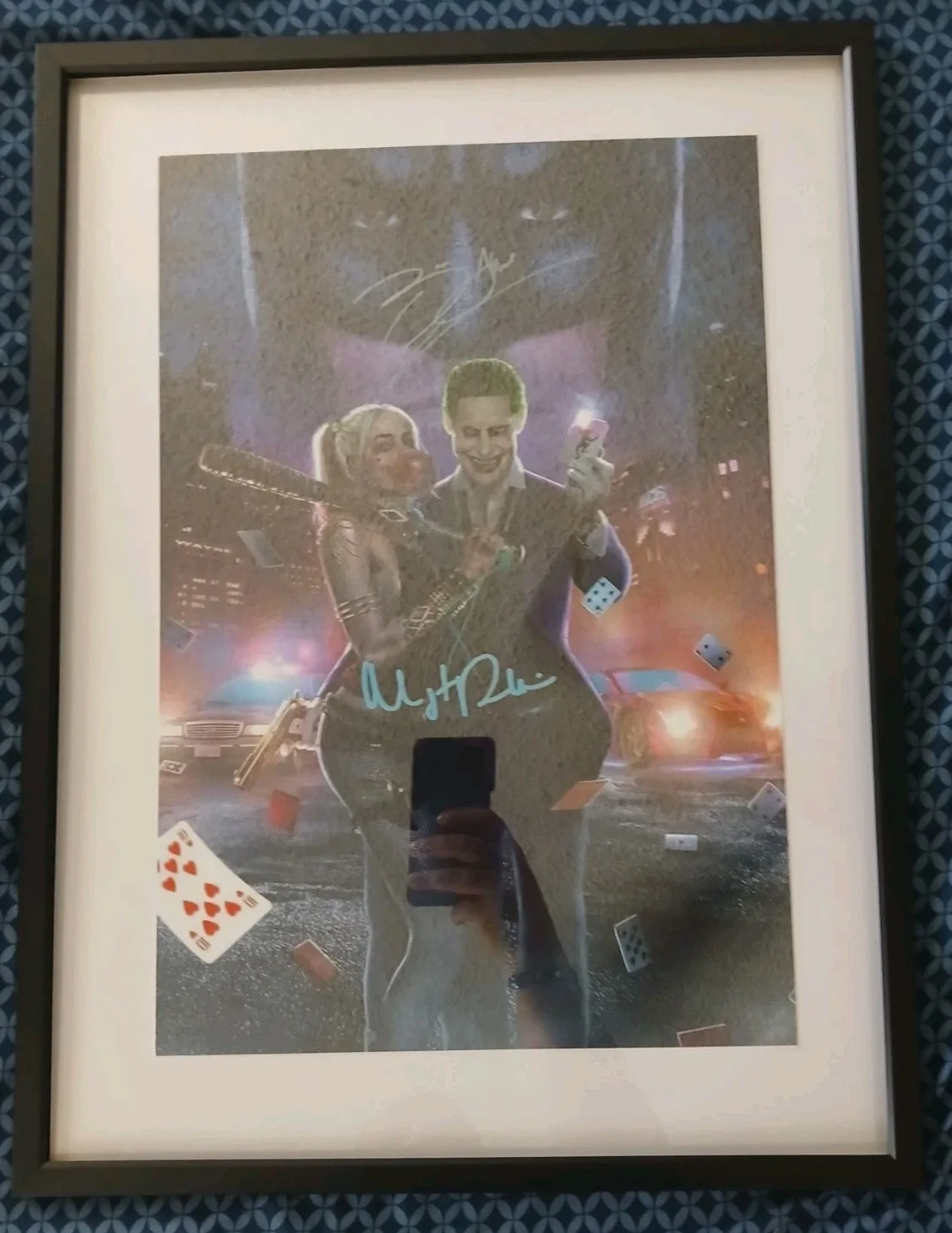 Margot Robbie | Jared Leto | Ben Affleck — Margot Robbie Jared Leto Ben Affleck Suicide Squad Autographed 13x19 Mini Poster