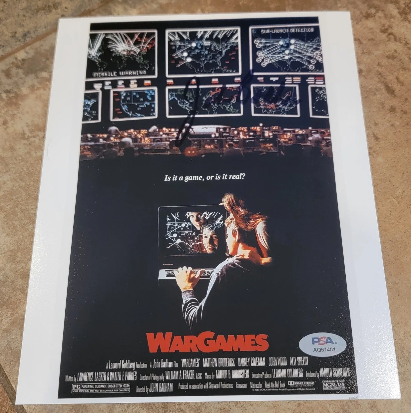 John Badham — John Badham signed 8x10 photo autograph PSA DNA director WarGames