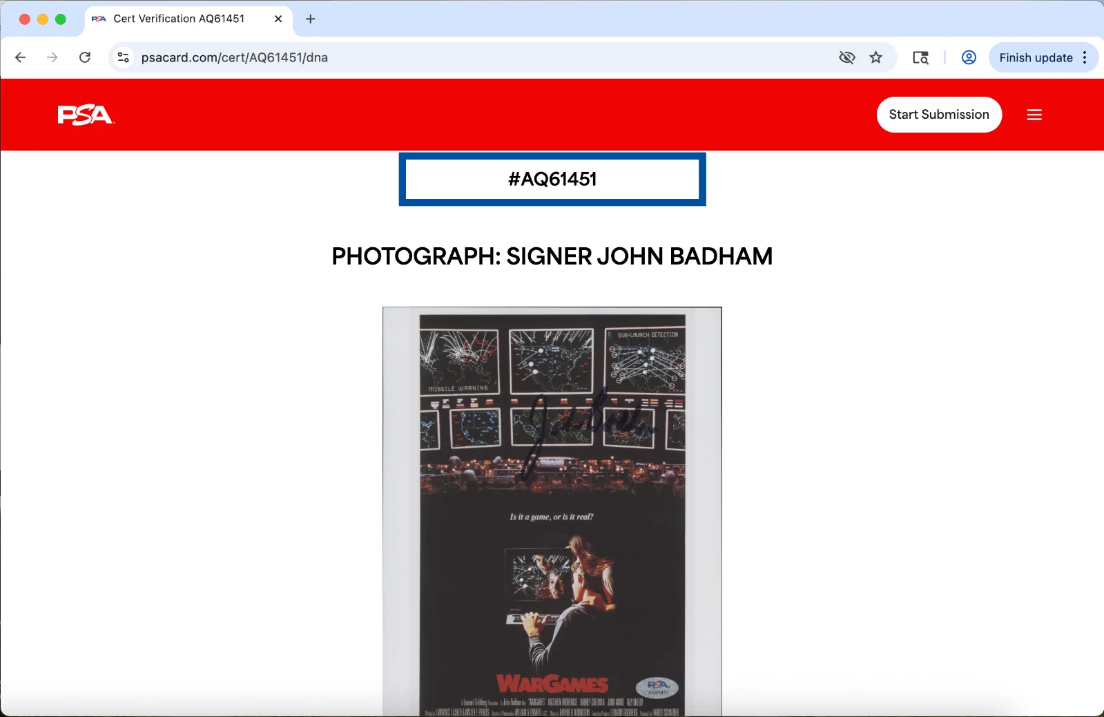 John Badham — John Badham signed 8x10 photo autograph PSA DNA director WarGames, image 4