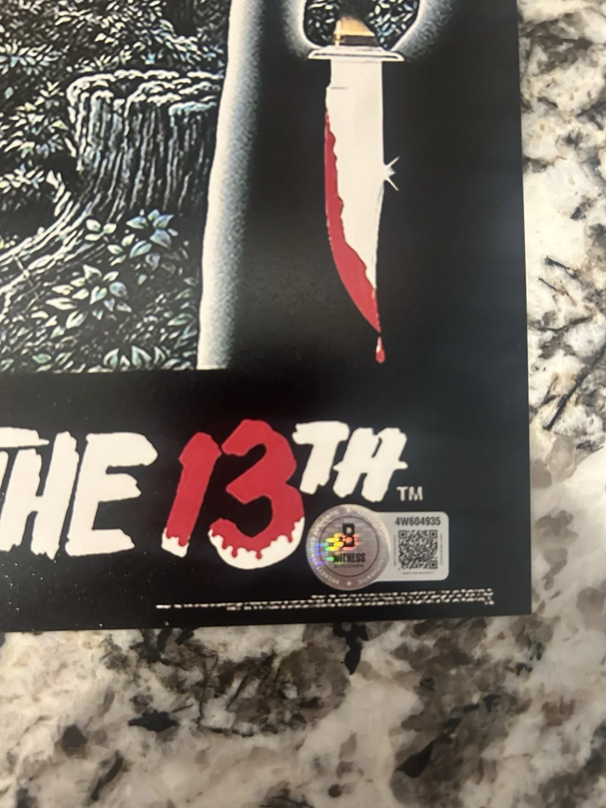 Ari Lehman Friday The 13th Signed 8x10 Inscribed “F**K Freddy!” BAS COA, изображение 3