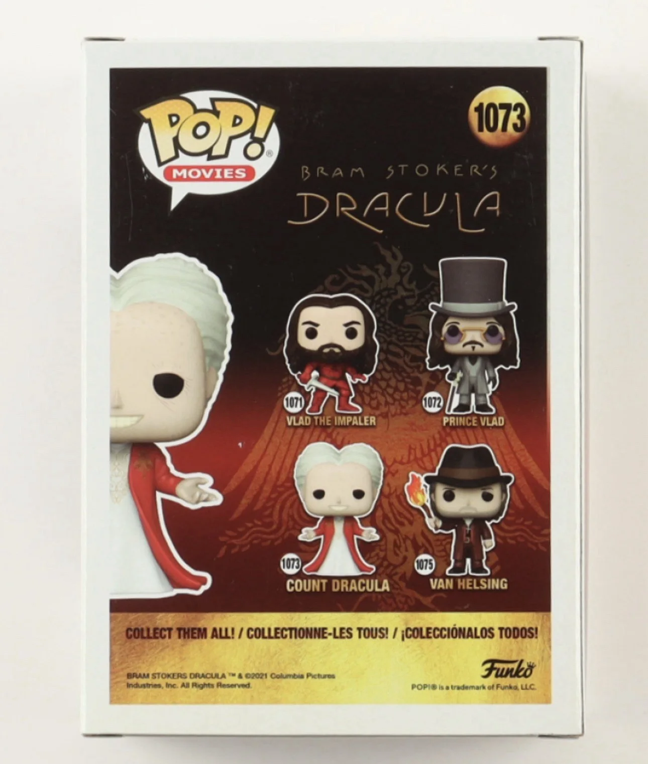 GARY OLDMAN — GARY OLDMAN SIGNED AUTOGRAPHED COUNT DRACULA FUNKO POP 1073 CHASE EDITION ACOA, изображение 4