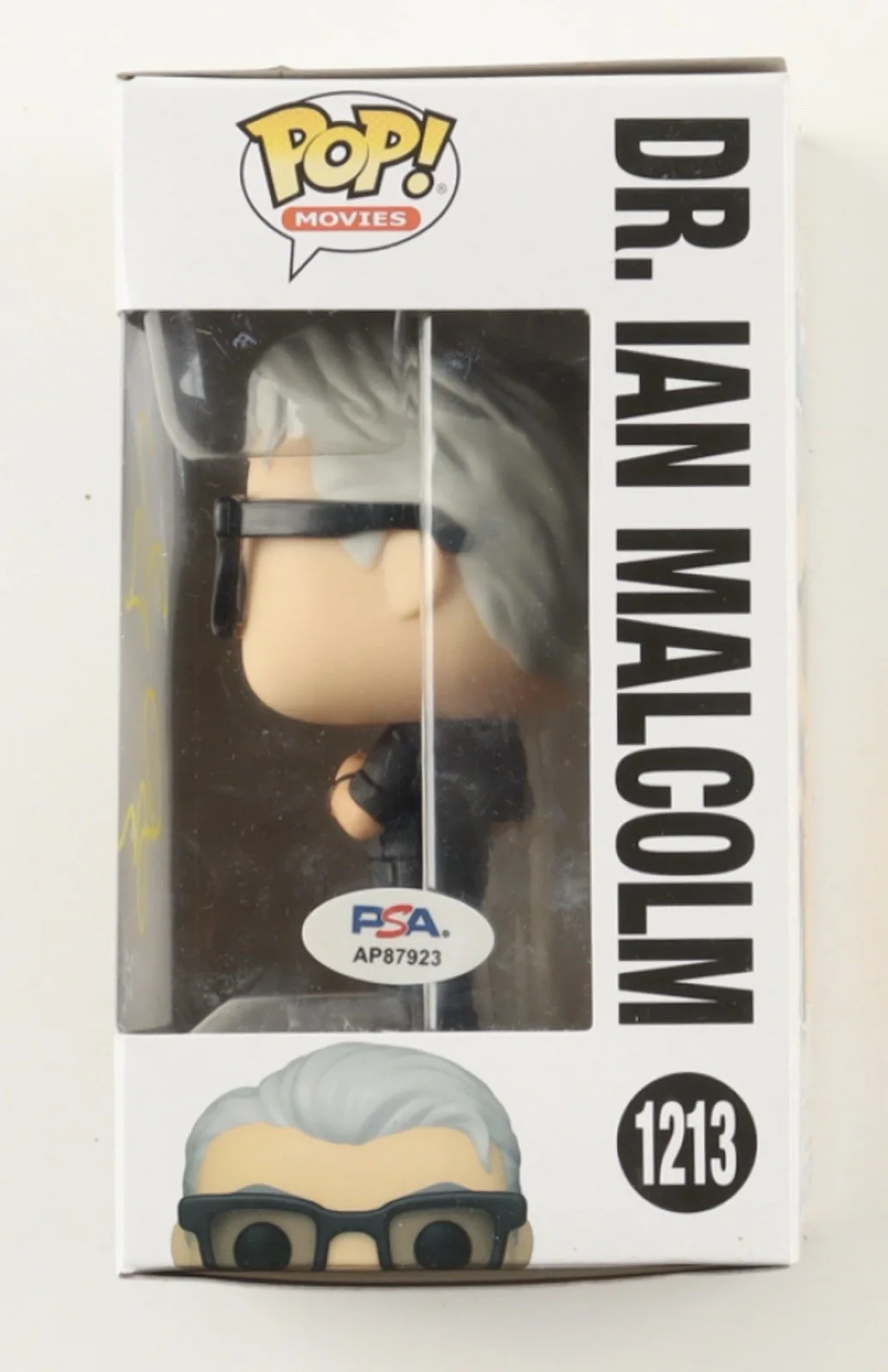 Jeff Goldblum — Jeff Goldblum Jurassic World Signed Dr. Ian Malcolm #1213 Funko Pop Figure PSA, изображение 2
