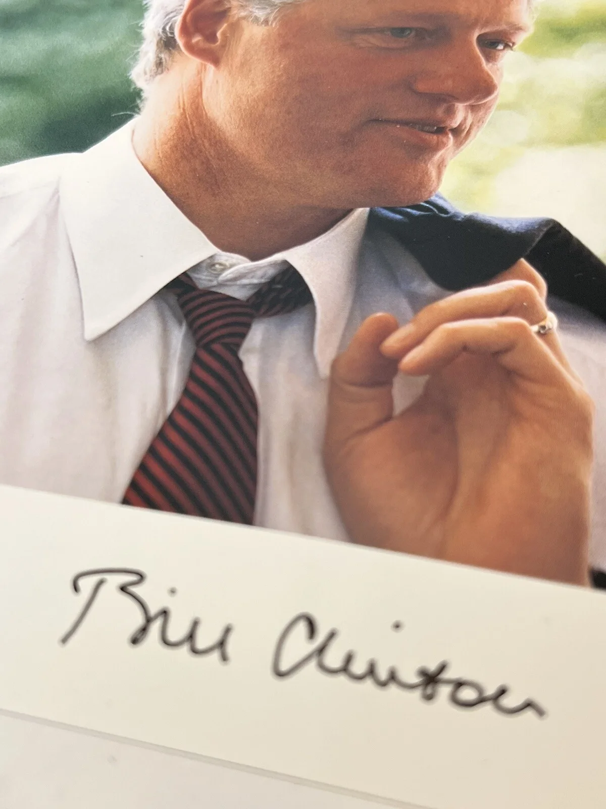 Bill Clinton — Bill Clinton autographed photo, Auto Sign, Signed Pic, Photo Of Hillary Clinton, изображение 3