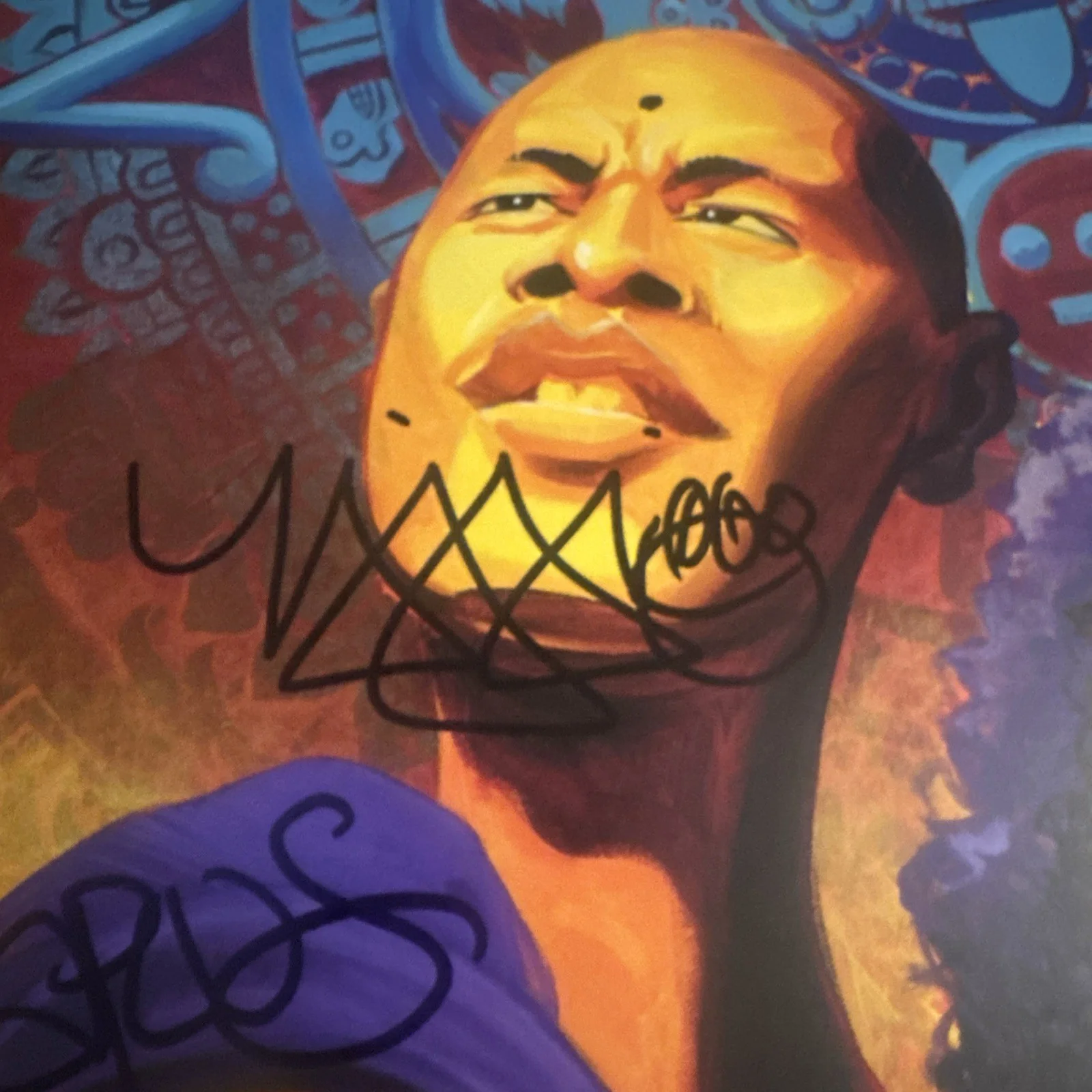 SOULS OF MISCHIEF signed Montezuma’s Revenge Vinyl Album Tajai A-plus Opio, изображение 5
