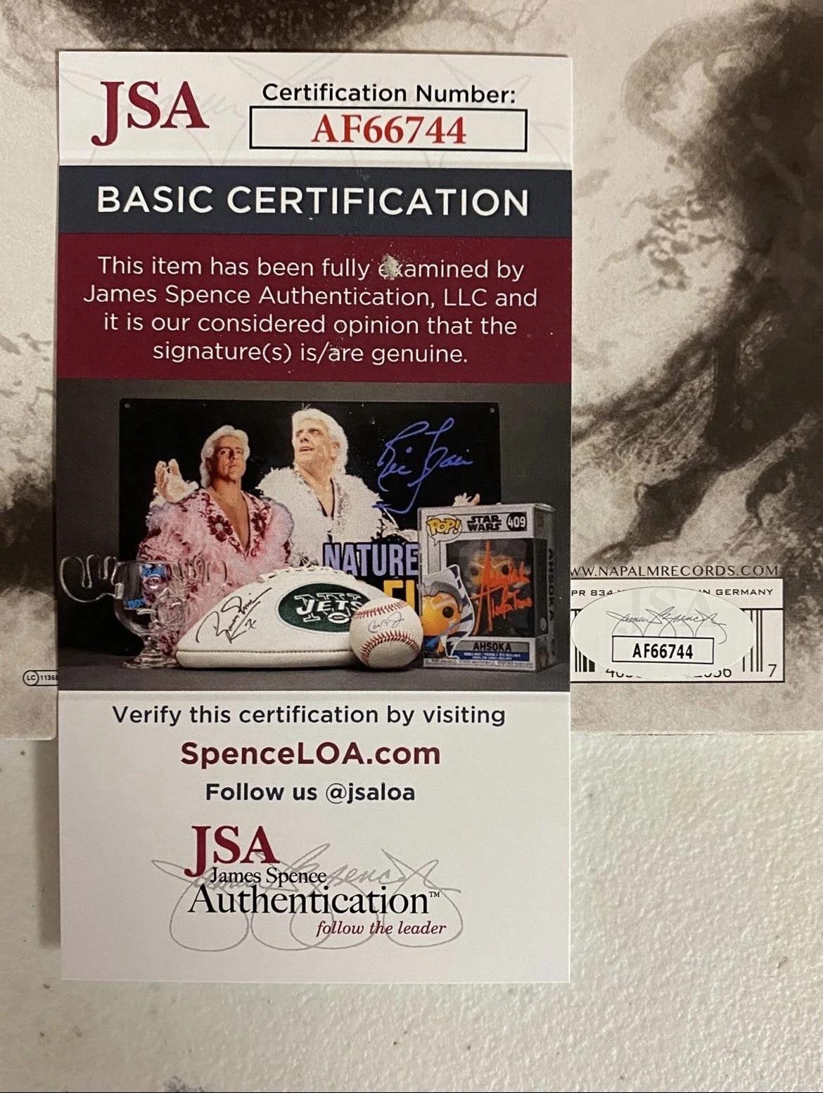 JINJER AUTOGRAPHED SIGNED MICRO LP VINYL ALBUM WITH JSA COA # AF66744, image 2