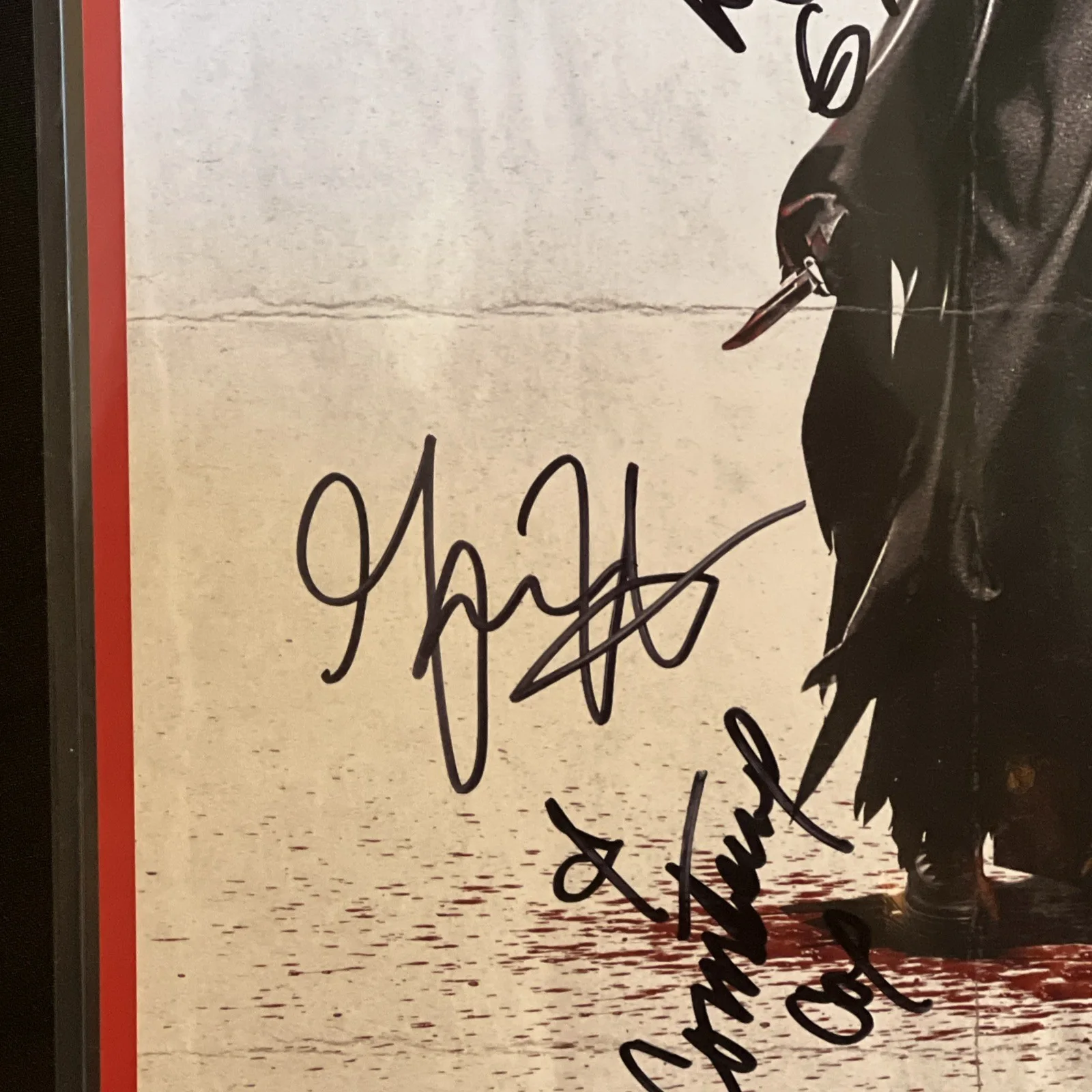 Courtney Cox, Matthew Lillard, Mckenna Grace, Isabel May — Courtney Cox ,Matthew Lillard & Mckenna Grace Signed Scream 7 Movie Poster PSA, изображение 5