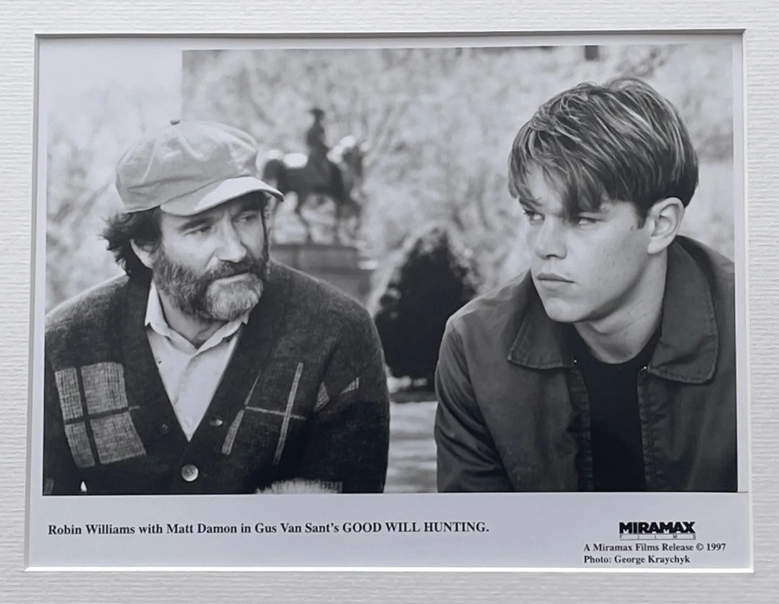 Good Will Hunting Photo Original 8X10 Inch B&W Press Publicity Still: Framed, image 3