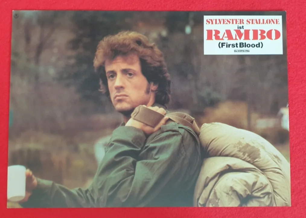 First Blood (1982) Original German Lobby Cards Set of 10 30x21cm Rambo Stallone, image 3