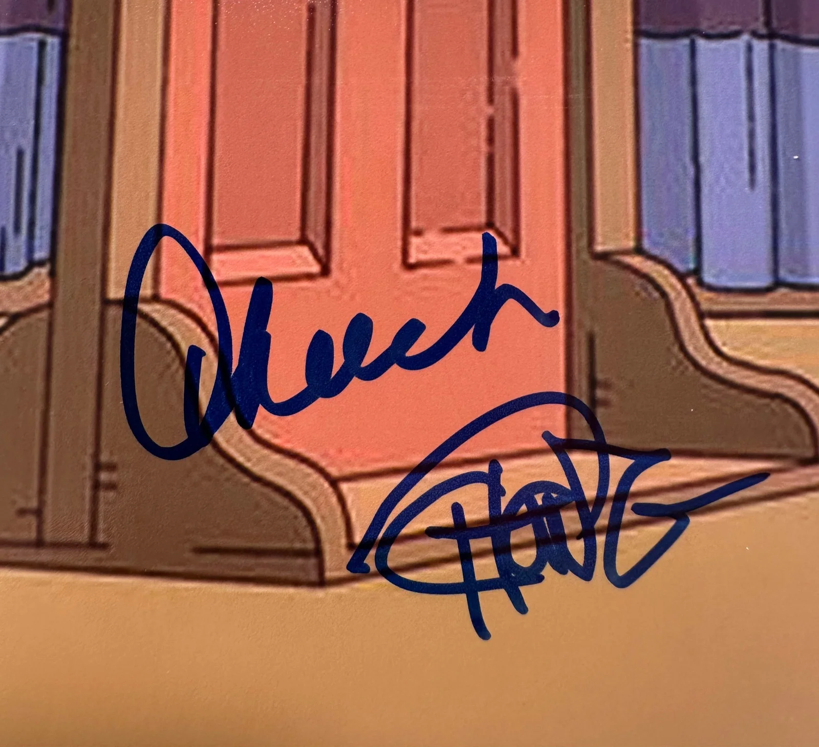 Cheech Marin Tommy Chong — Cheech Marin Tommy Chong Signed Simpsons 8x10 Photo JSA, image 2