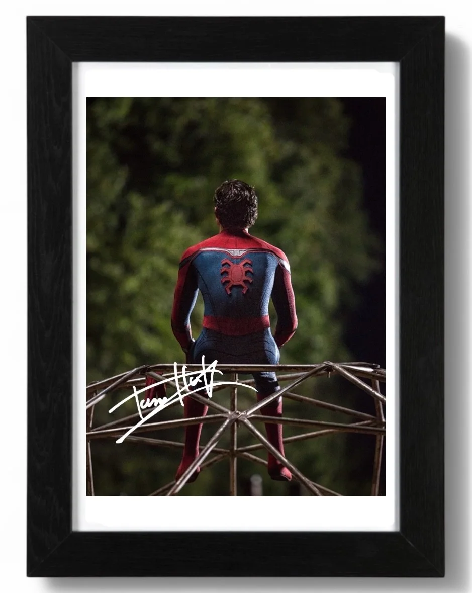 Tom Holland Signed Autograph PHOTO Pre Print Film 6x4/A4/A4 Framed Spiderman, image 3