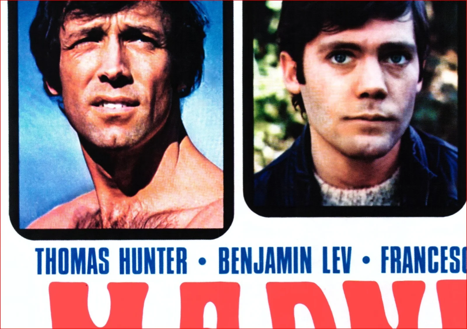 Madness - 1980 Italian Crime / Thriller - Restored Soggettone Poster, изображение 4